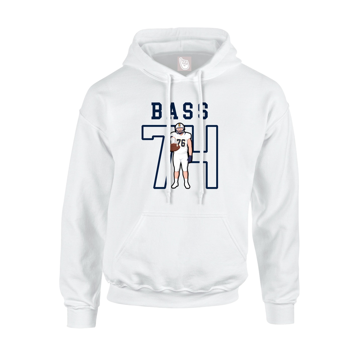 Youth Hoodie — Shirsey in White