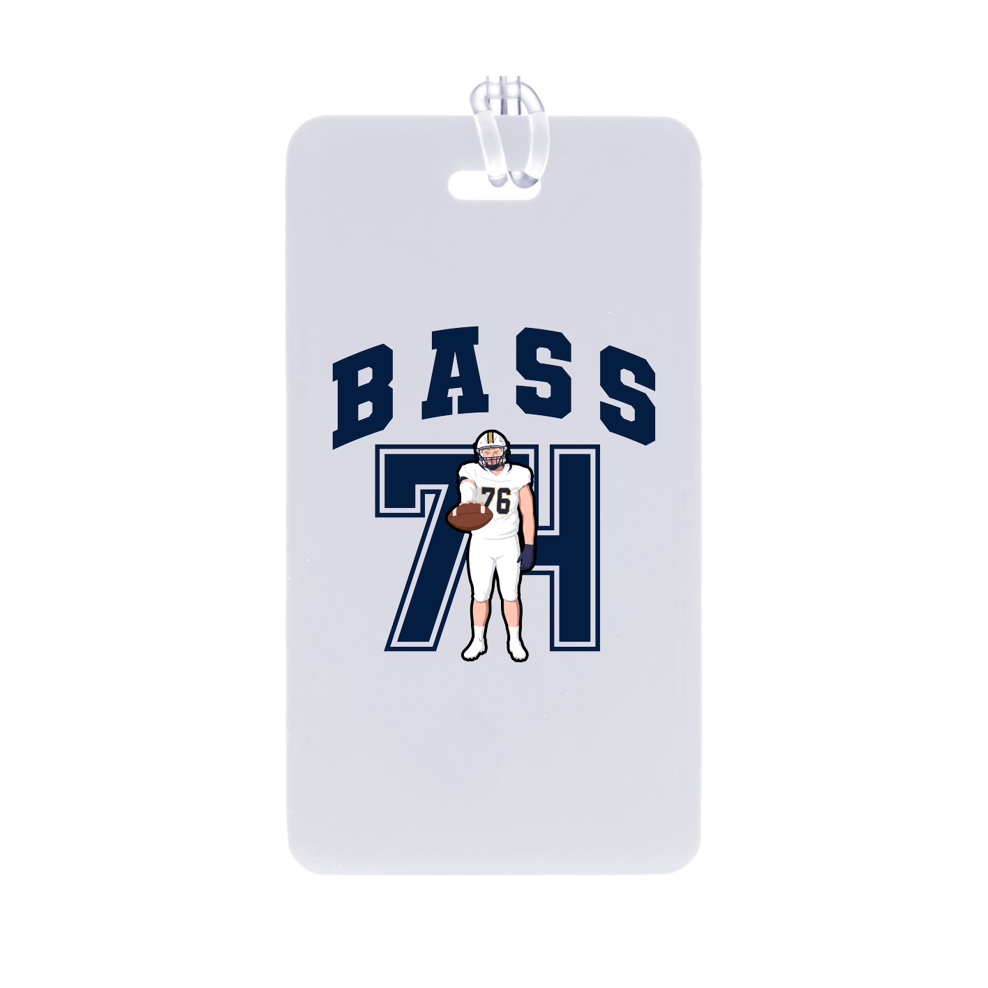 Bag Tag — Number in Classic