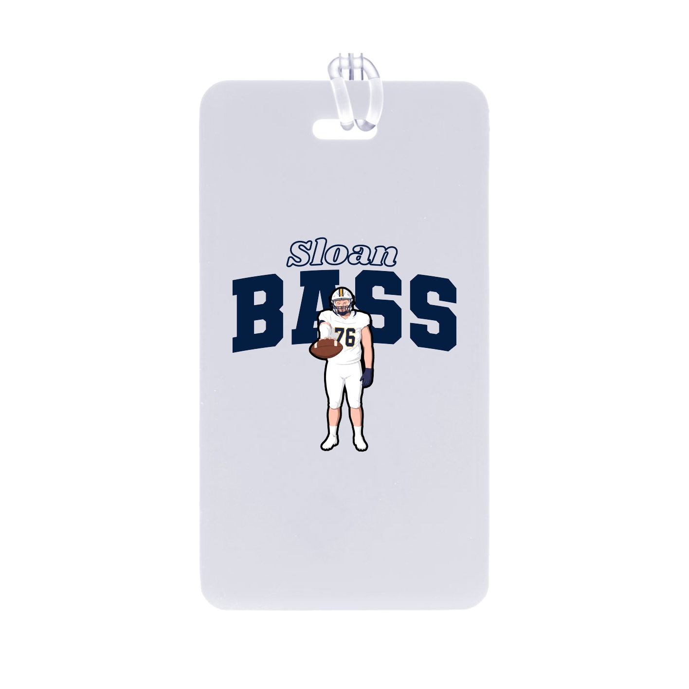 Bag Tag — Name Arch in Classic
