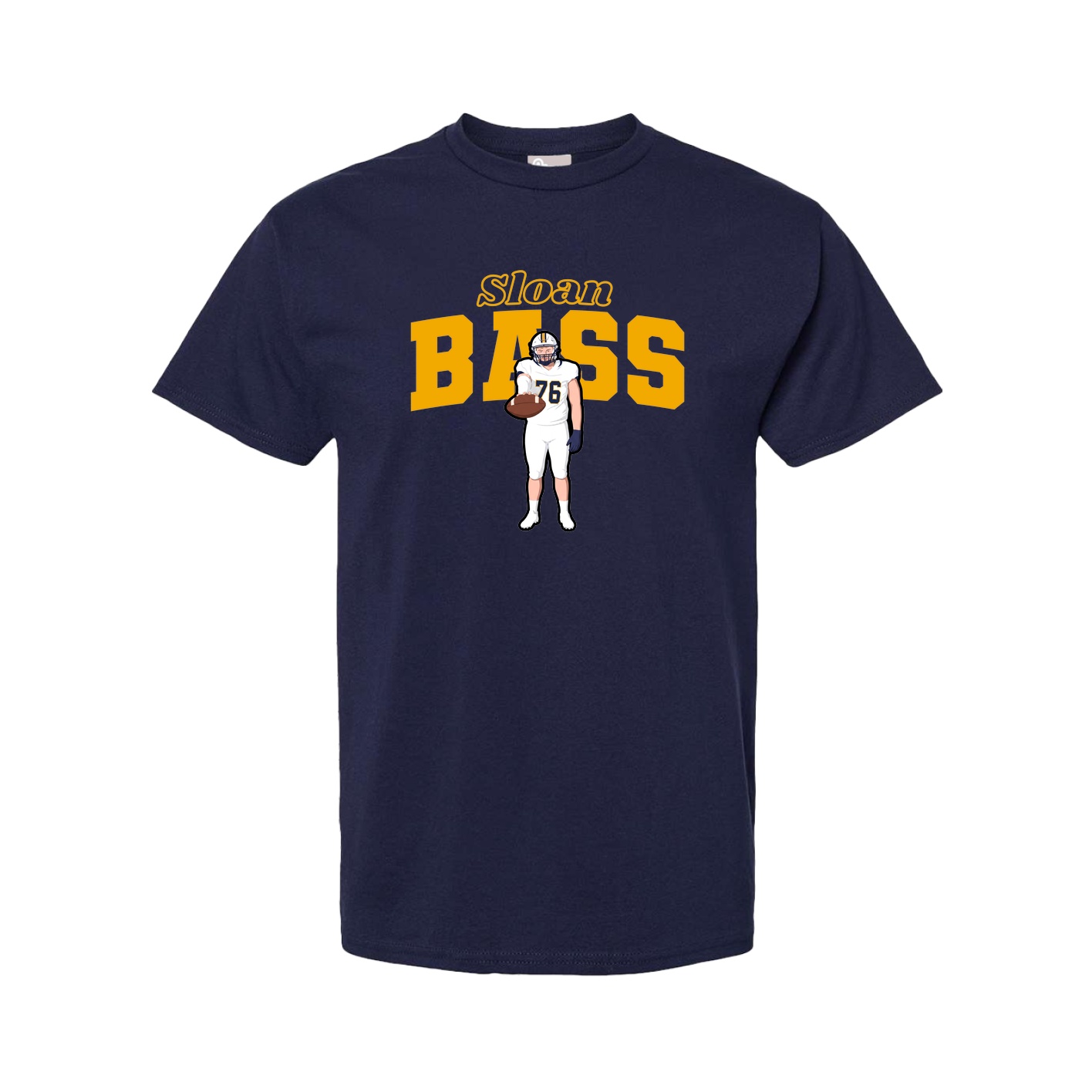Tee — Name Arch in Navy