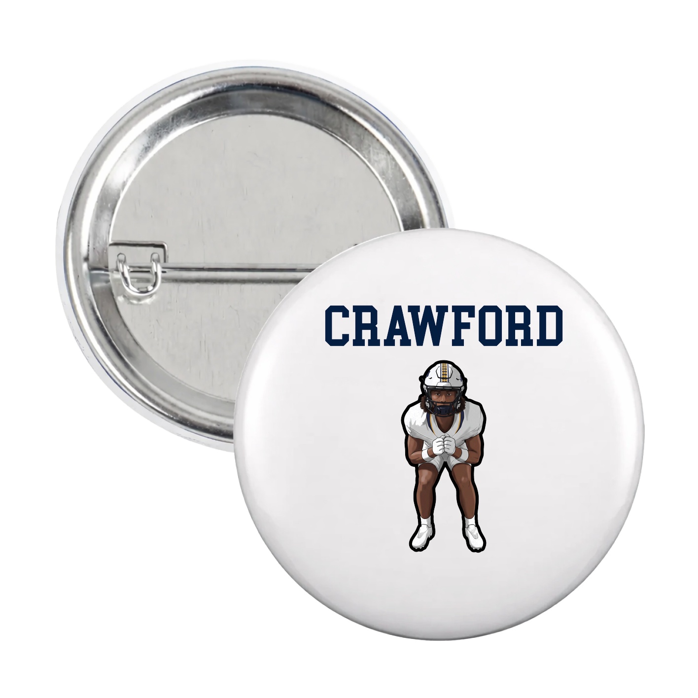 Game Day Button — Shirsey in White