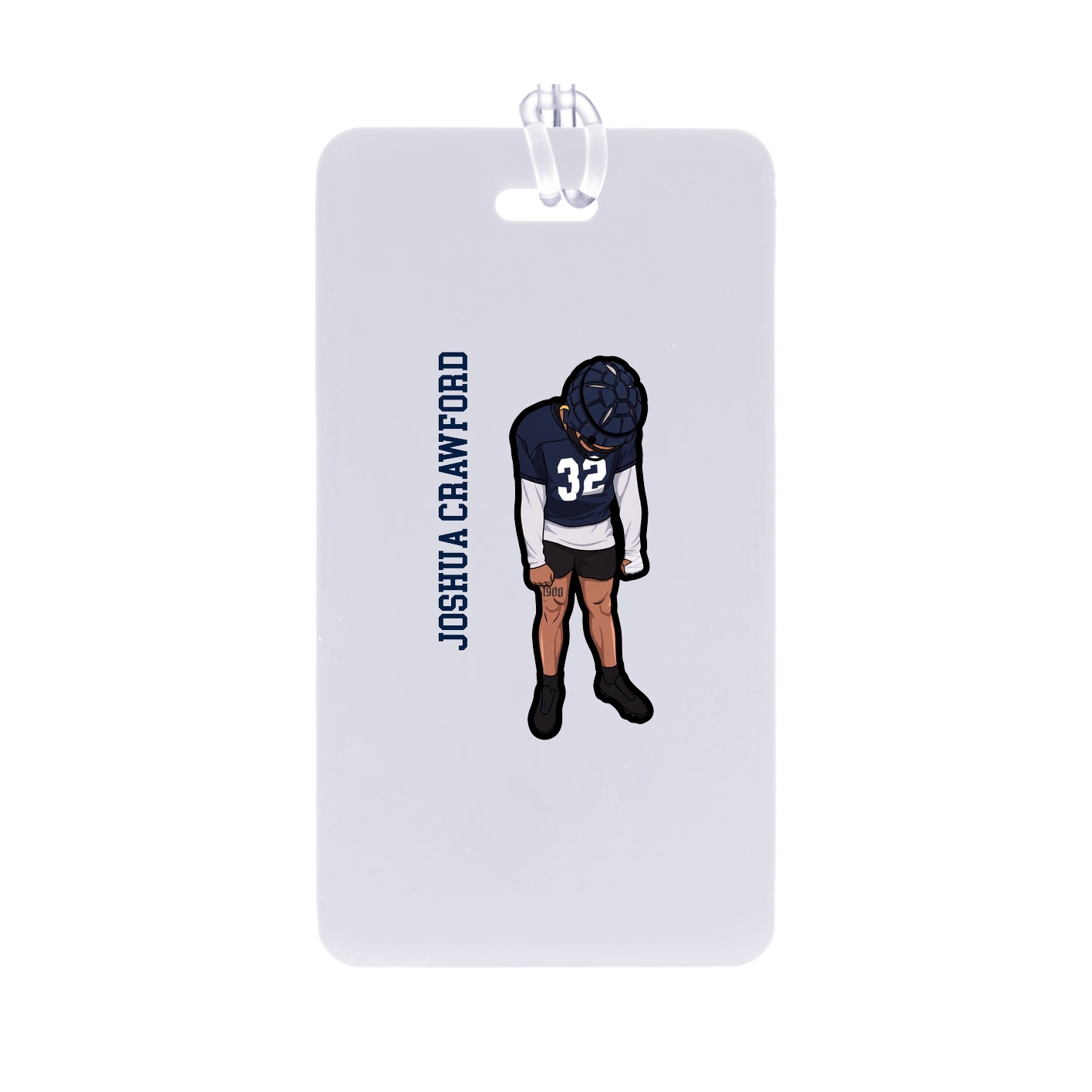 Bag Tag — Name Vertical in Classic