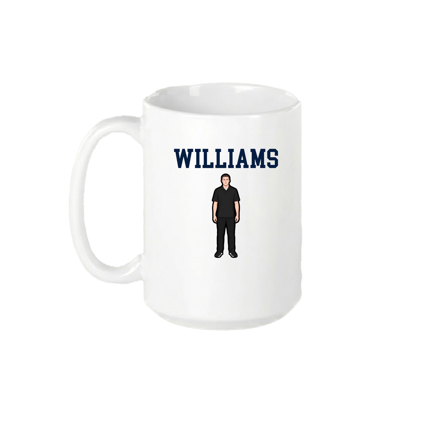 15oz Coffee Mug — Shirsey in White