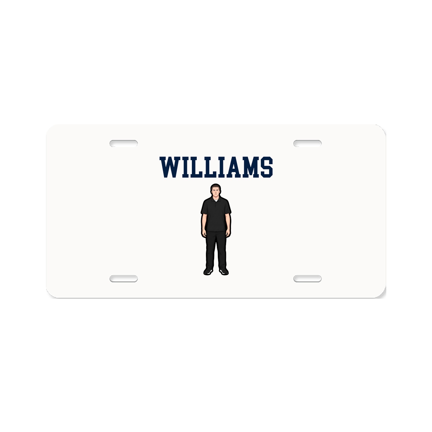 License Plate — Shirsey in Classic