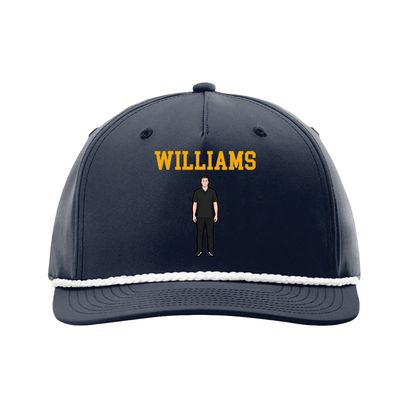 Five-Panel Classic Rope Cap — Shirsey in Navy