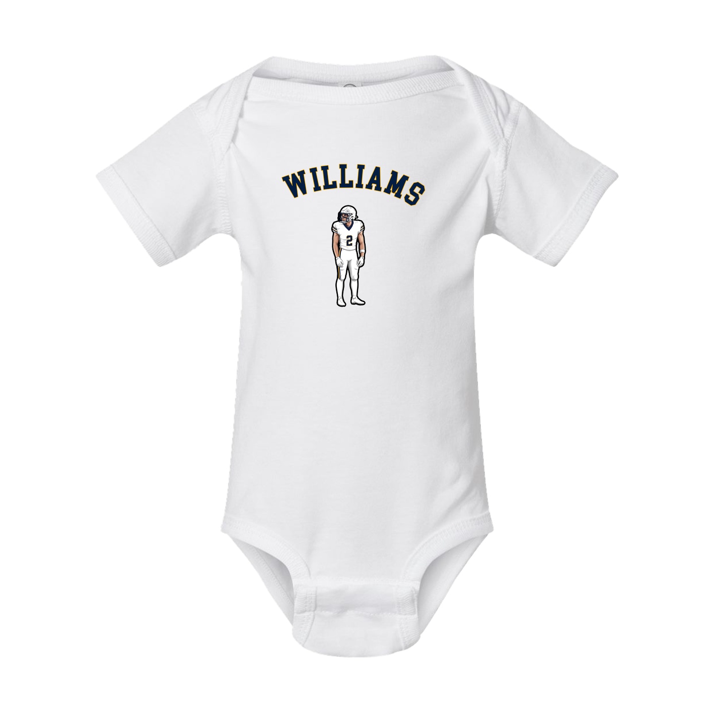 Baby Onesie — Shirsey Arch in White