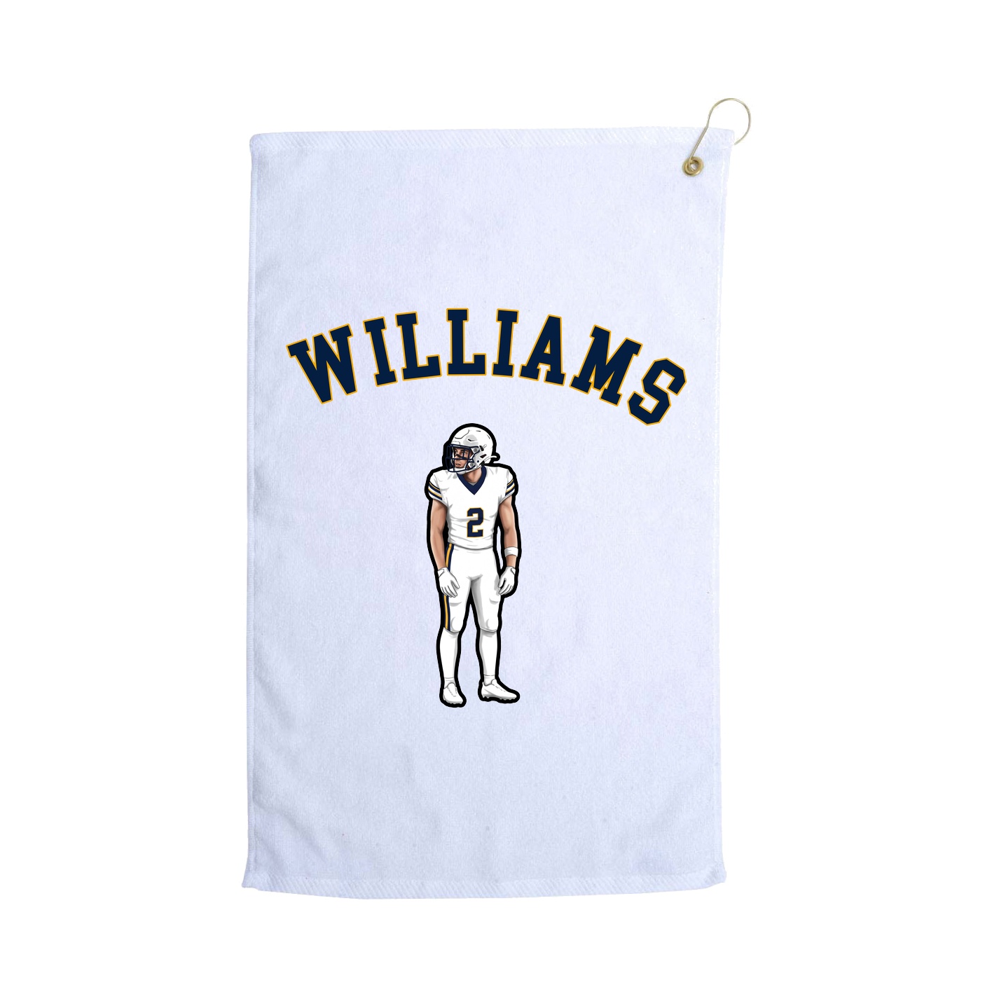 Golf Towel — Shirsey Arch in White