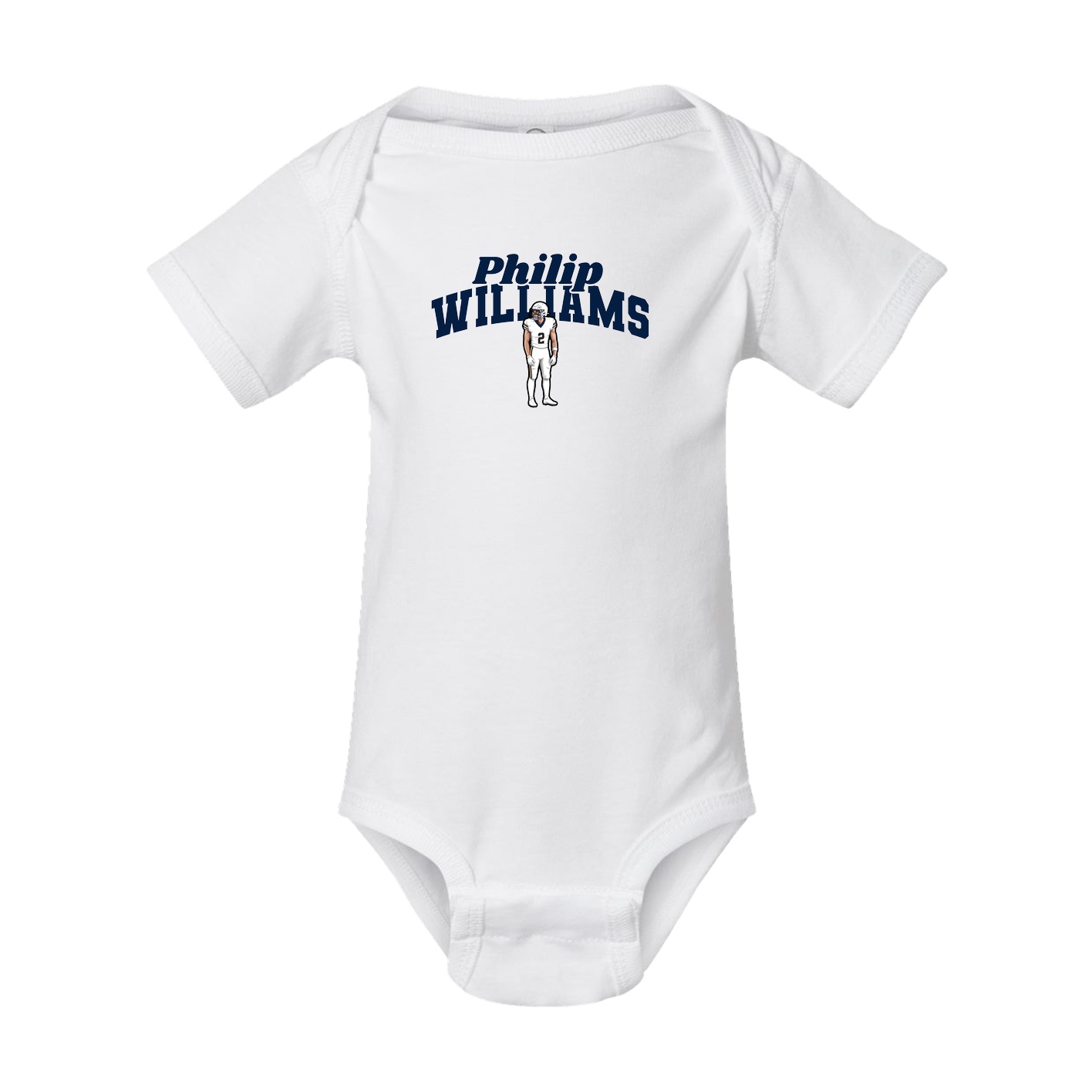 Baby Onesie — Signature Arch in White