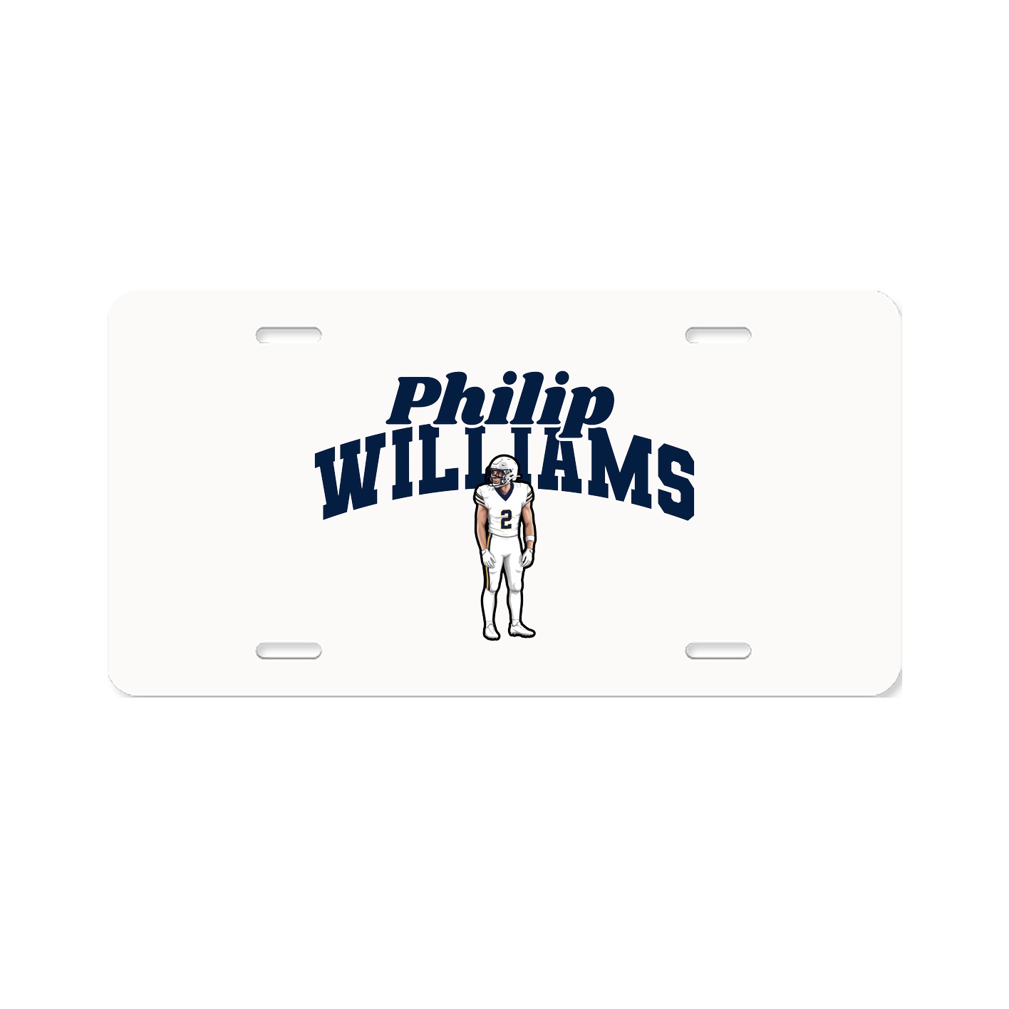 License Plate — Signature Arch in Classic