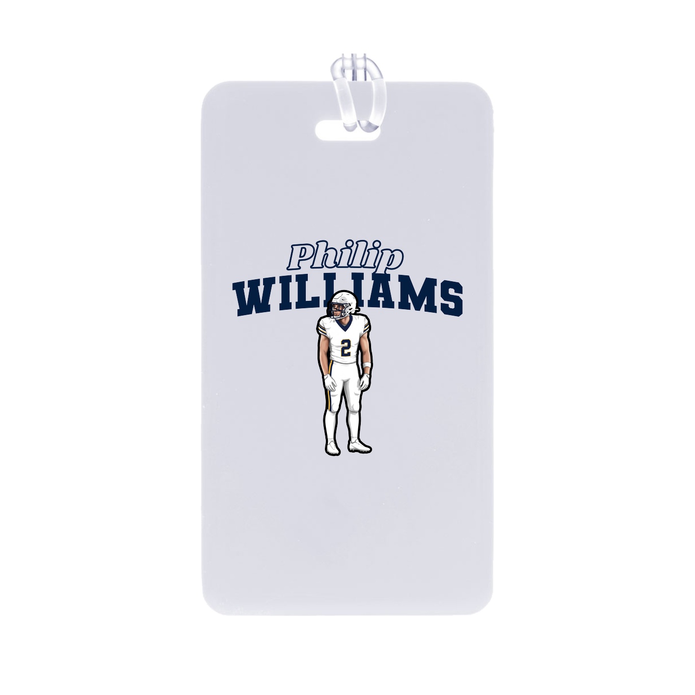 Bag Tag — Name Arch in Classic