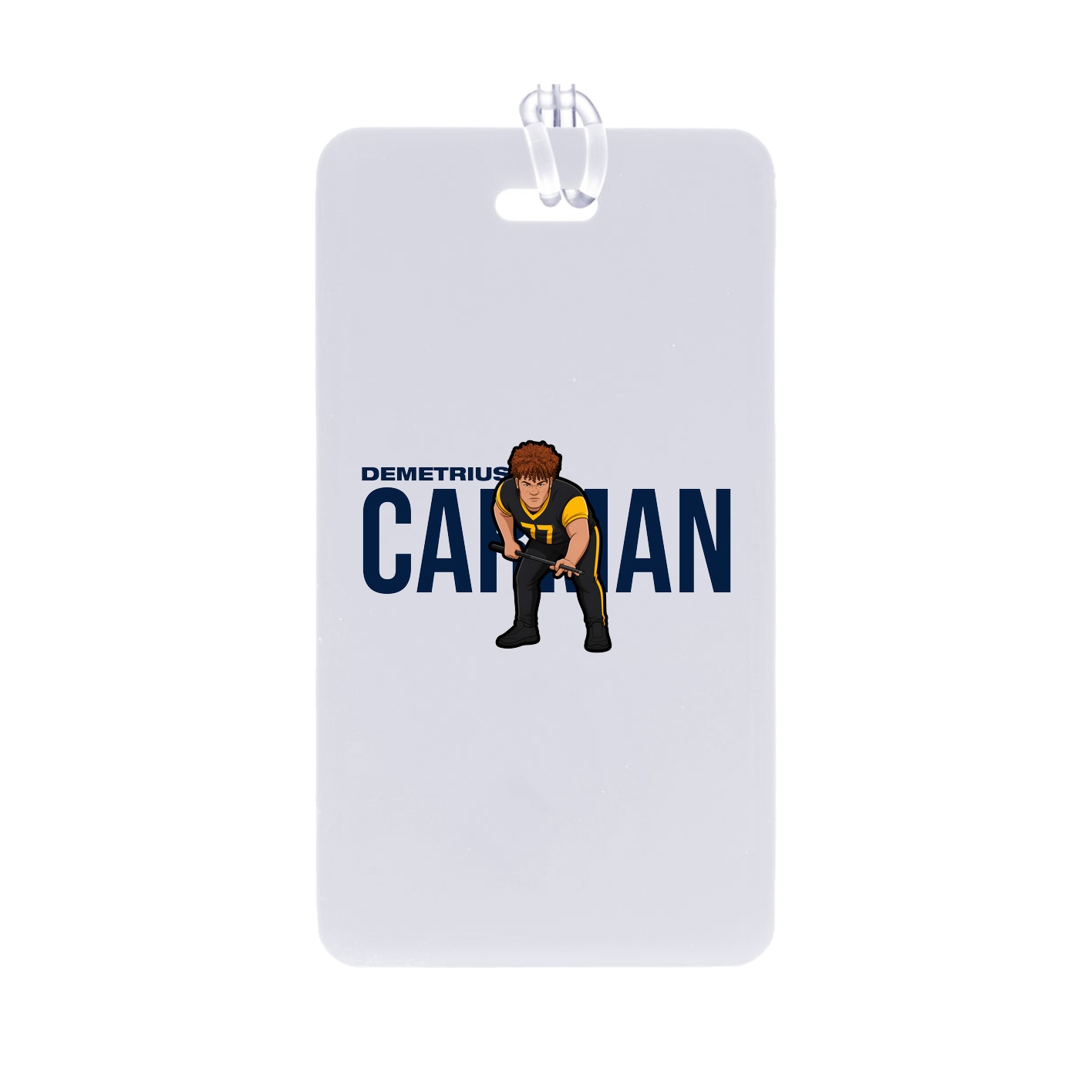 Bag Tag — Player Name in Classic