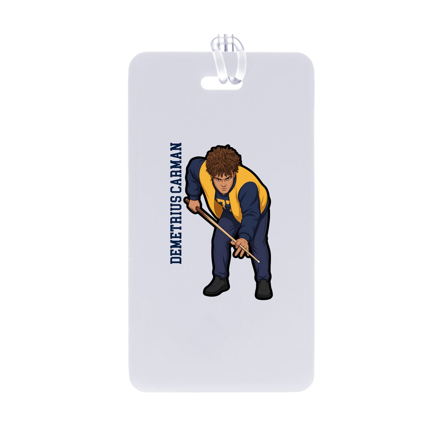 Bag Tag — Name Vertical in Classic