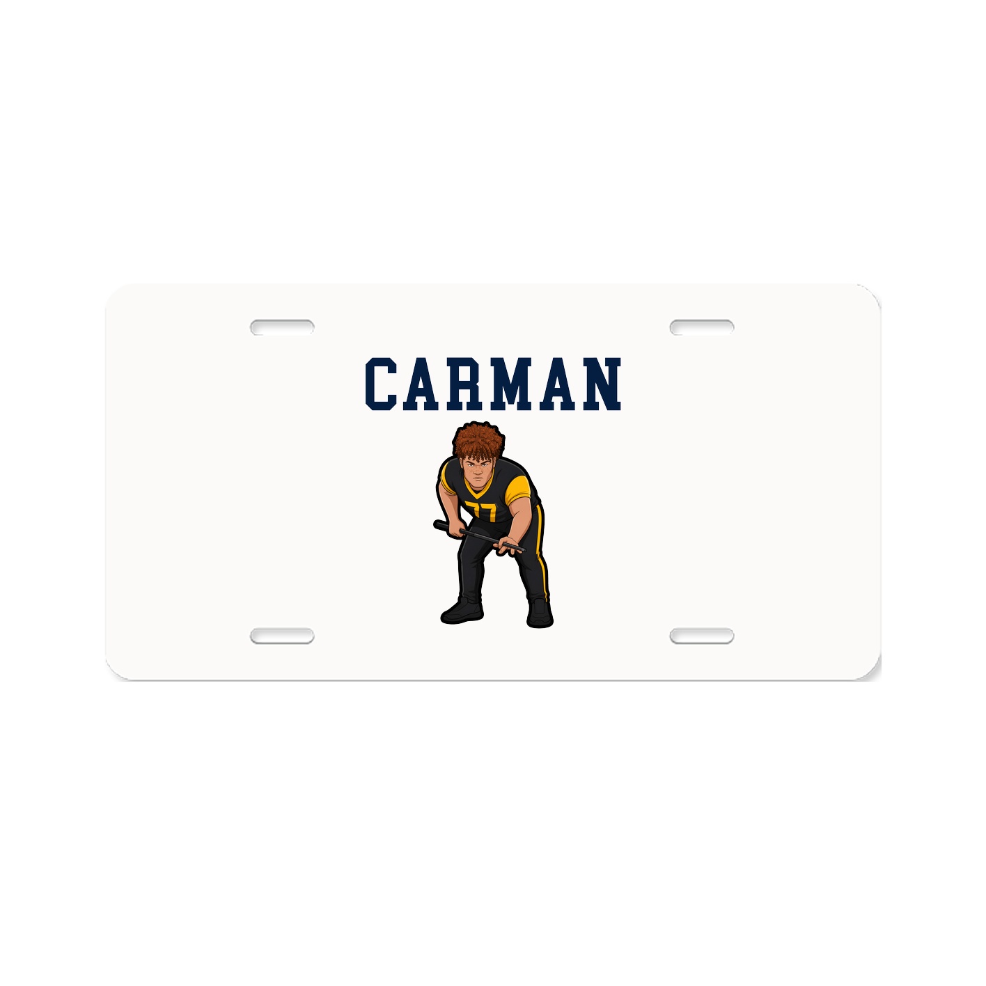 License Plate — Shirsey in Classic