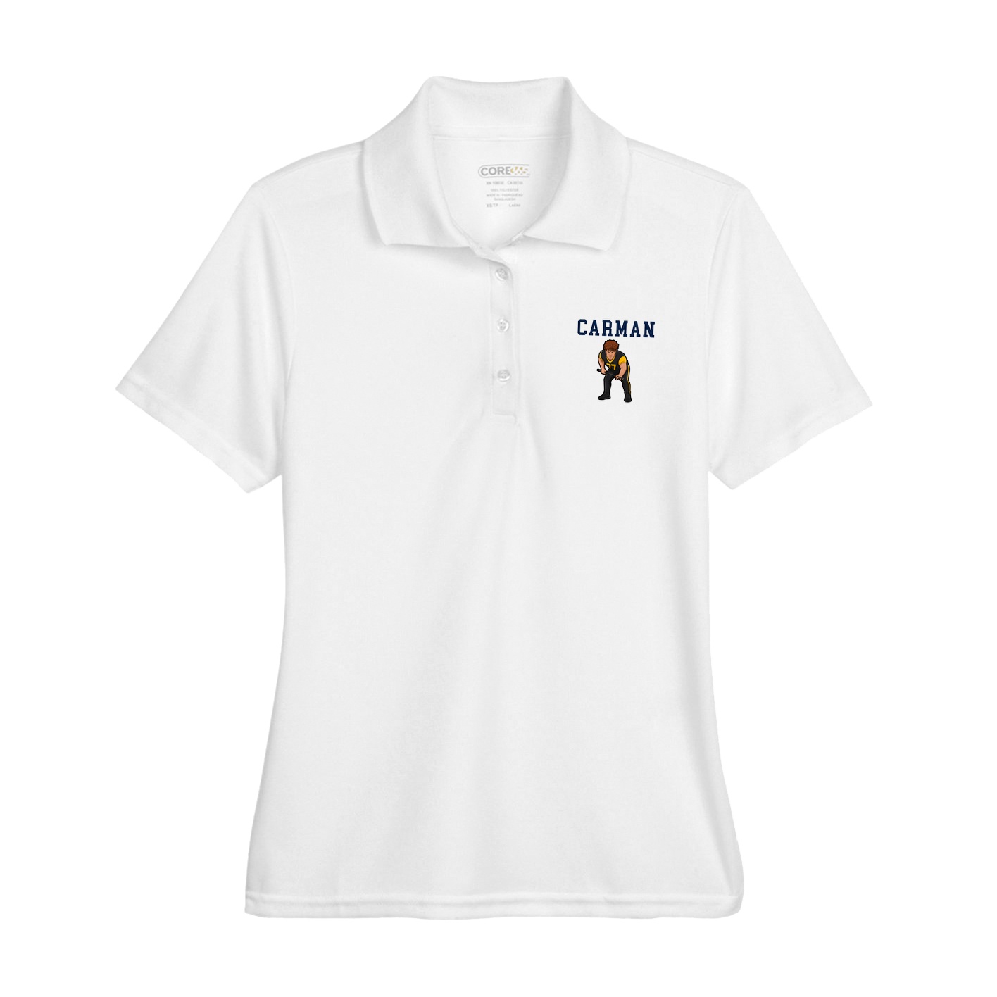Womens Performance Polo — Shirsey in White