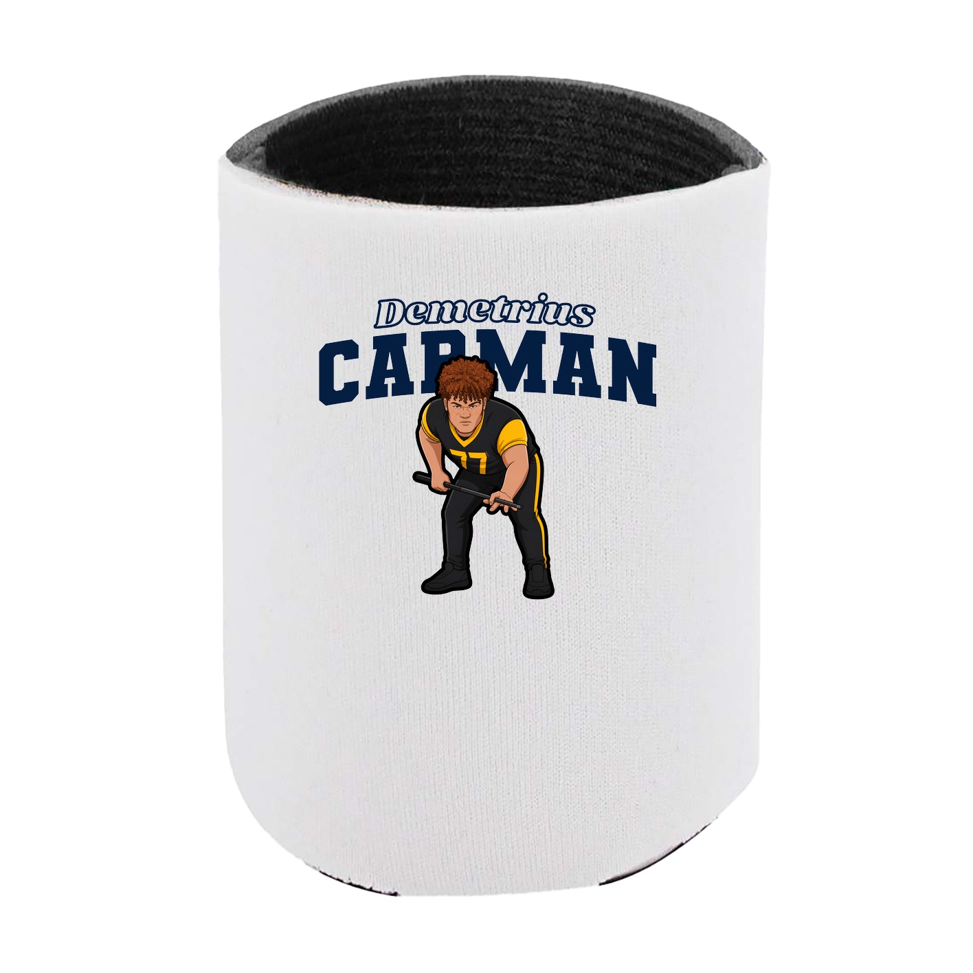 Can Holder — Name Arch in White
