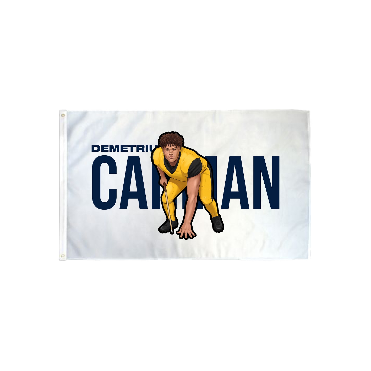 3x5 Flag — Player Name in Classic