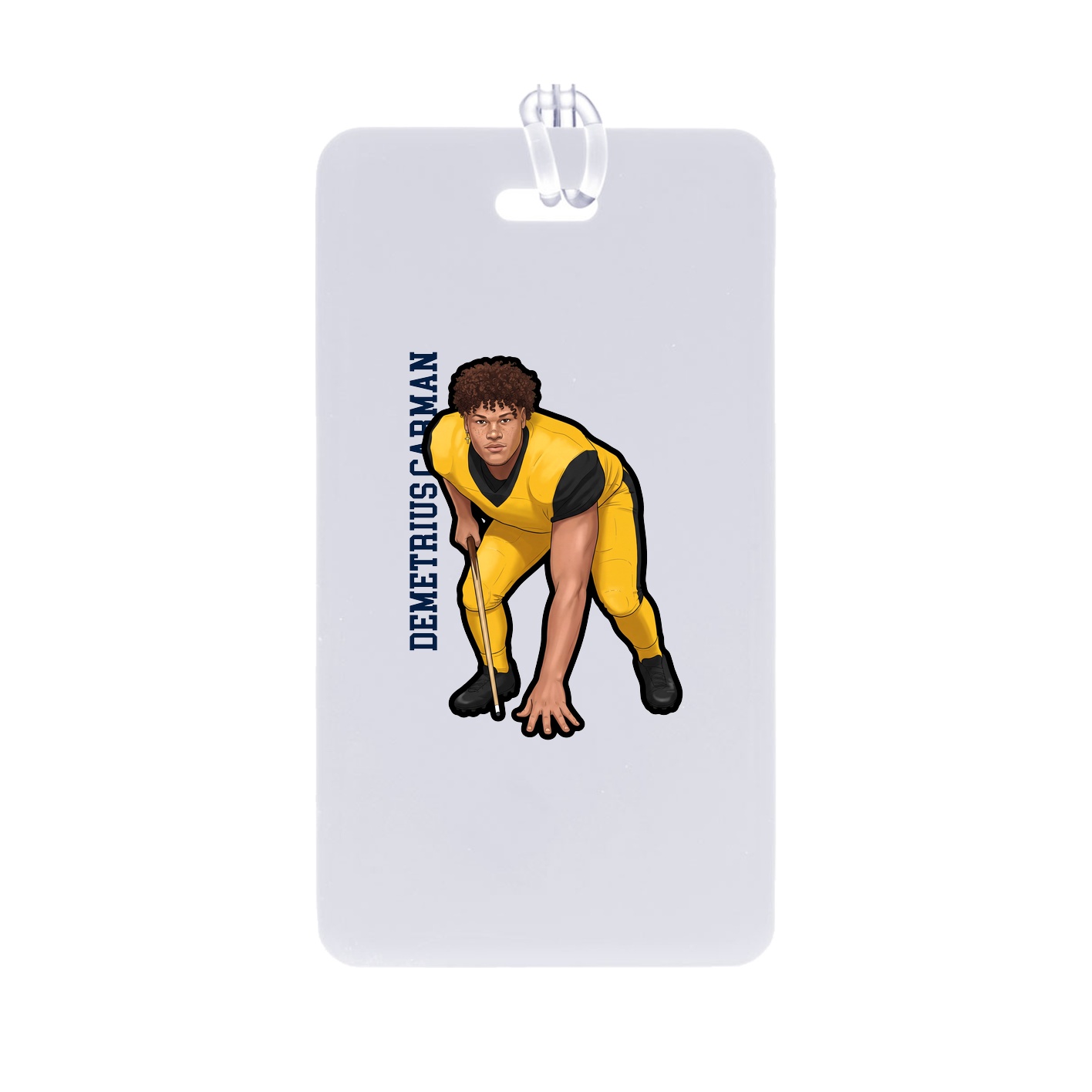 Bag Tag — Name Vertical in Classic