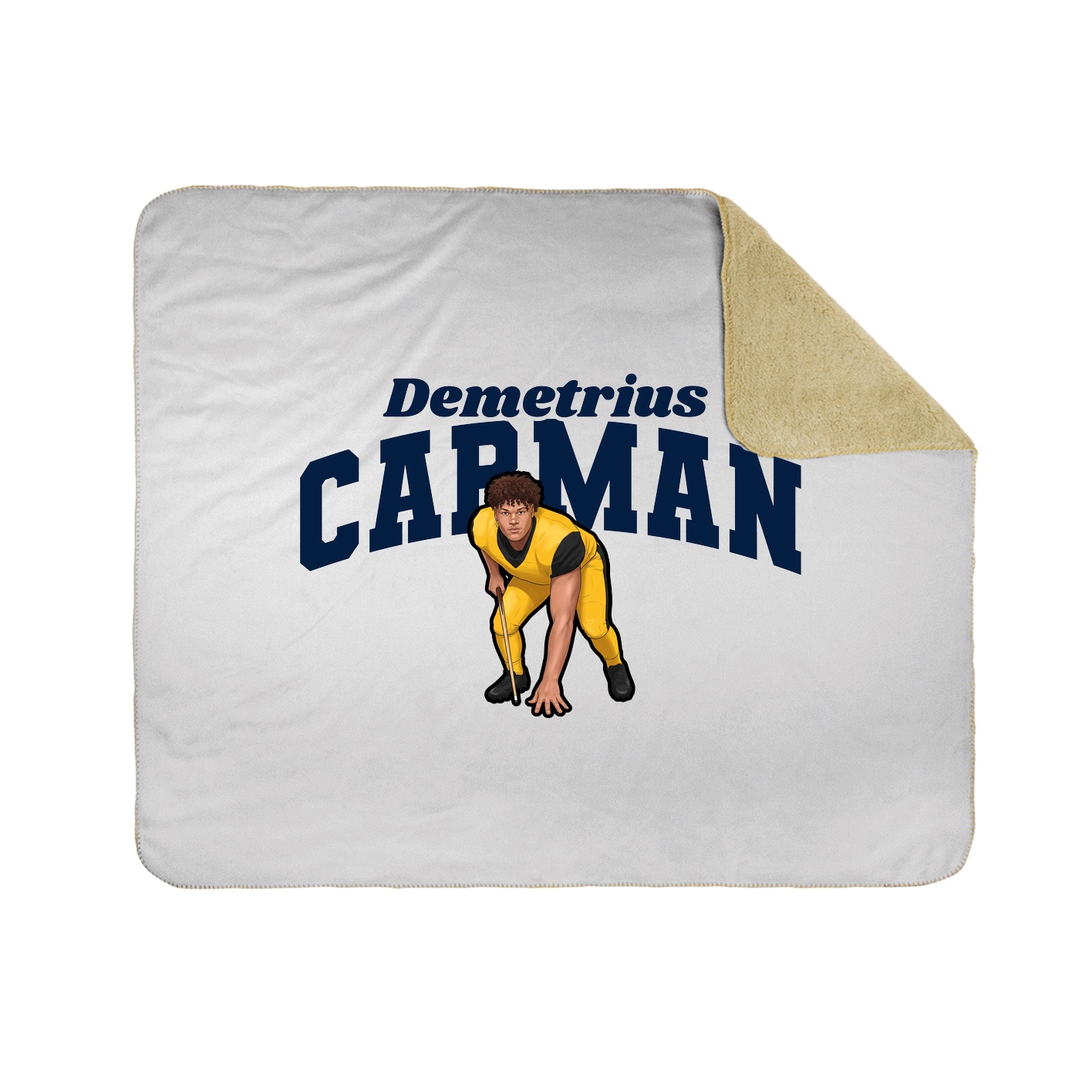 Throw Blanket — Signature Arch in White