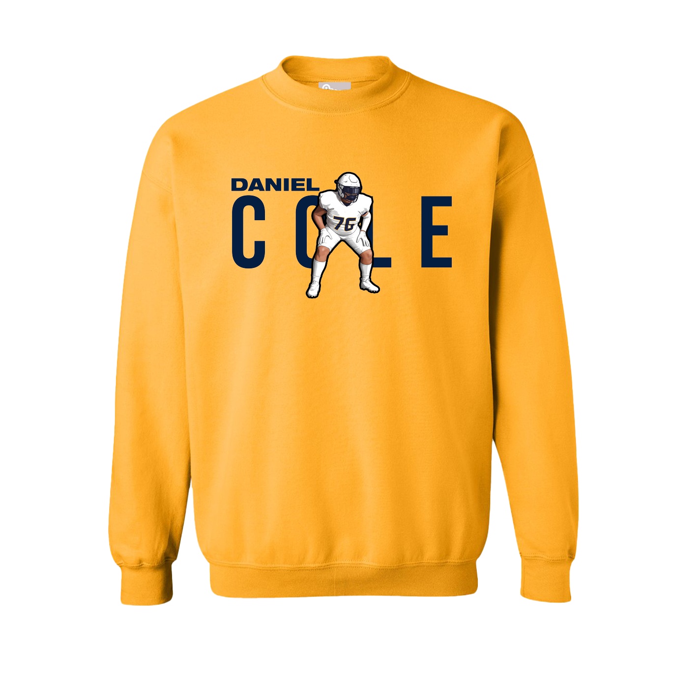 Fleece Crew — Player Name in Gold