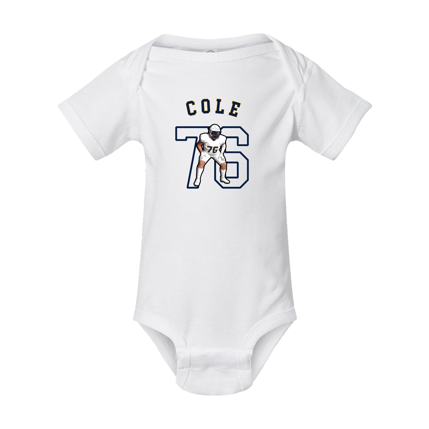 Baby Onesie — Shirsey Arch in White