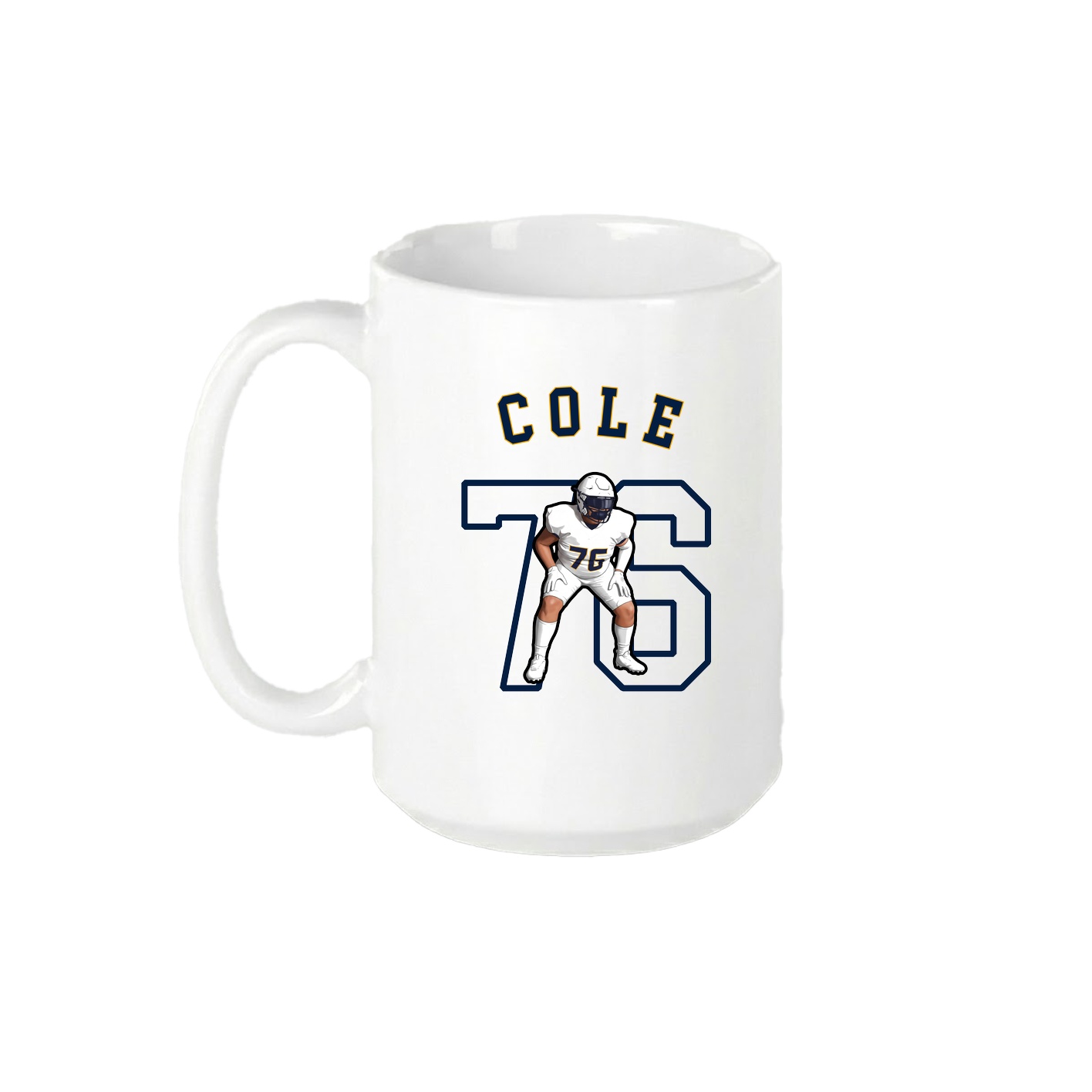 15oz Coffee Mug — Shirsey Arch in White