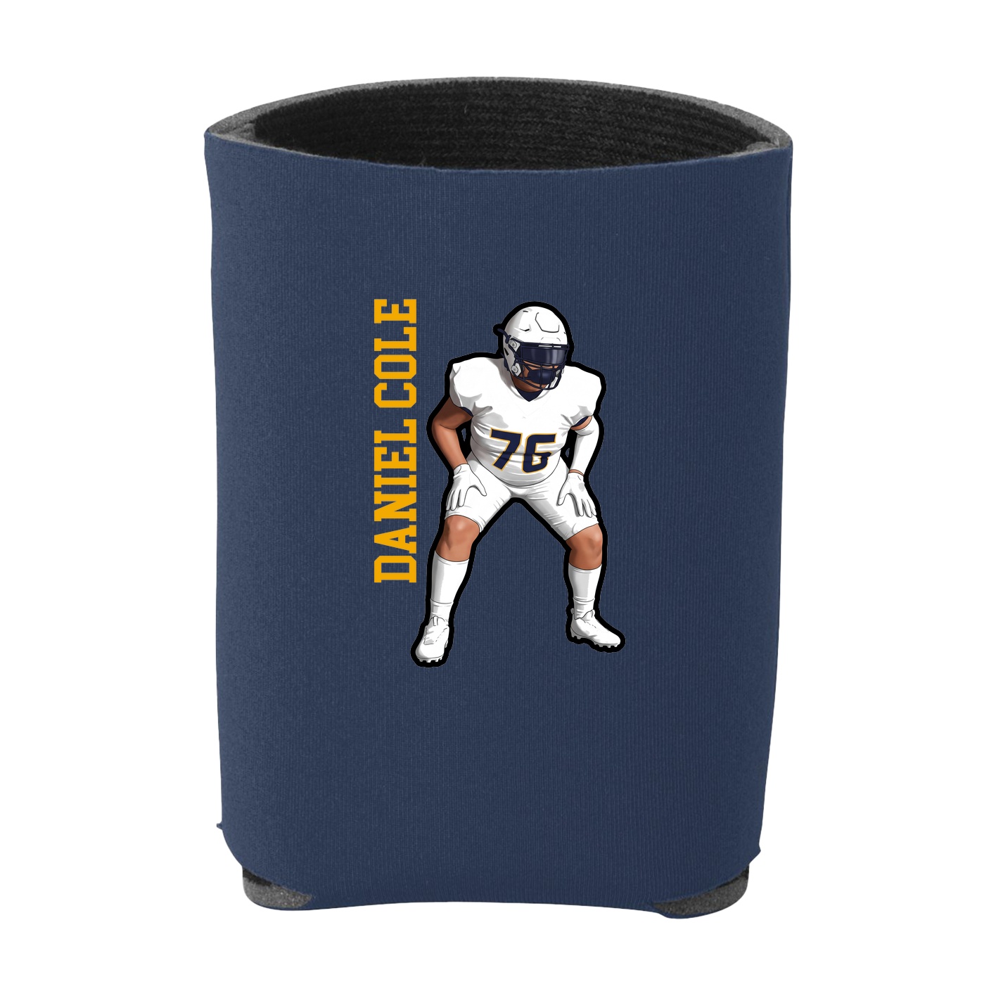 Can Holder — Name Vertical in Navy