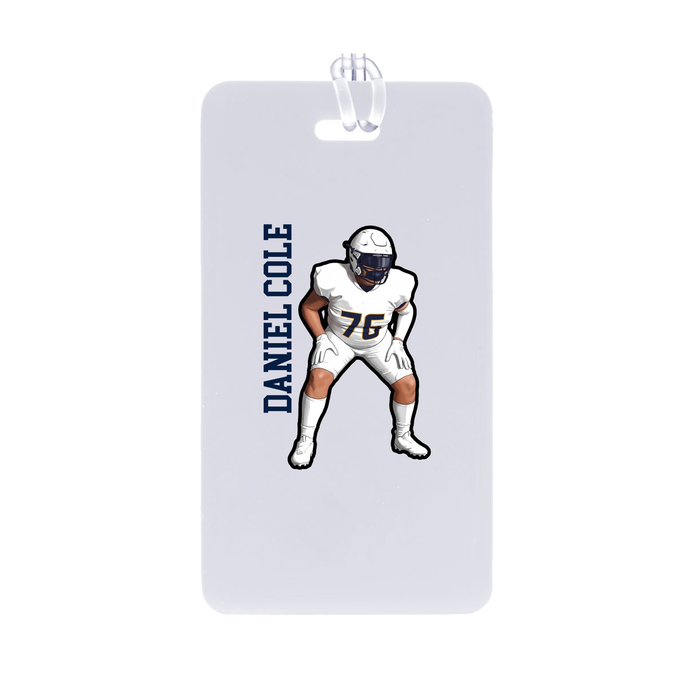 Bag Tag — Name Vertical in Classic