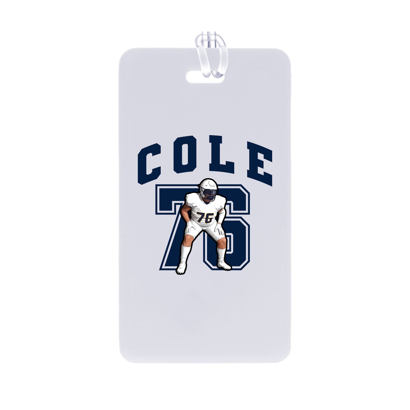 Bag Tag — Number in Classic