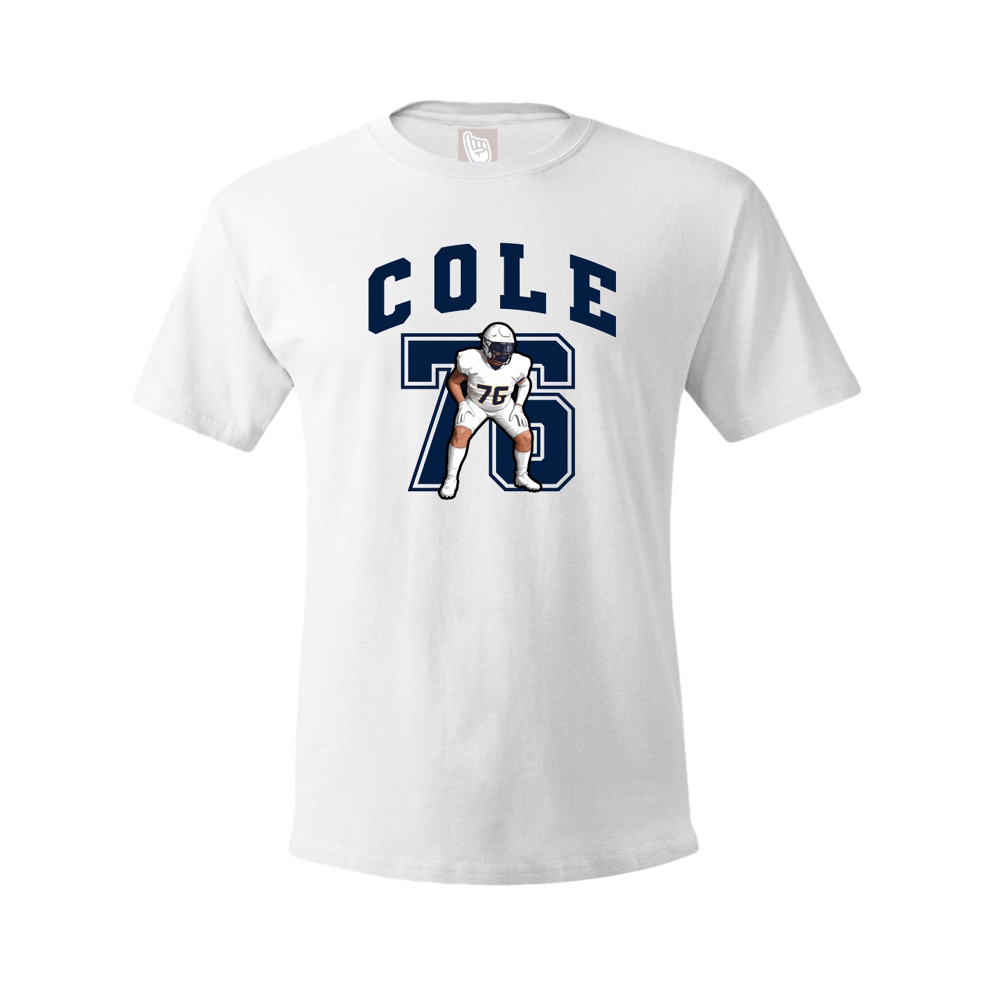 Tee — Number in White