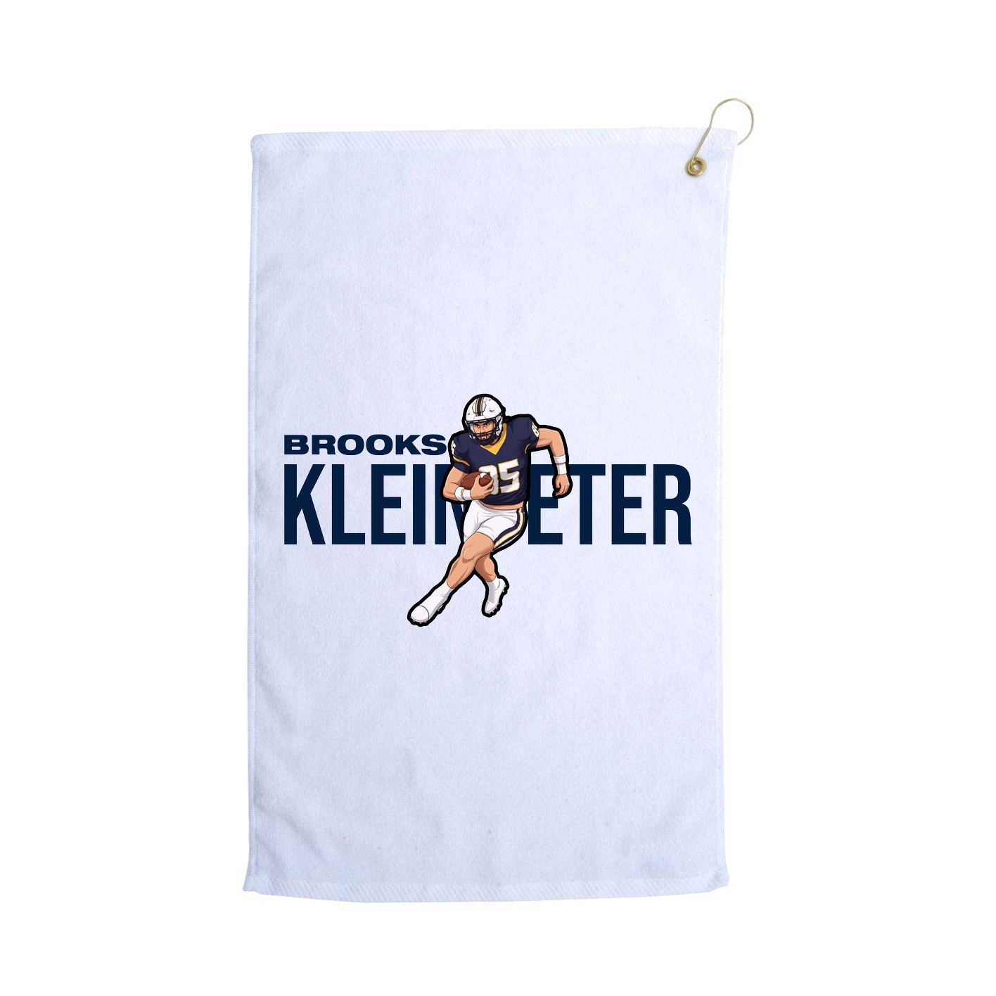 Golf Towel — Player Name in White