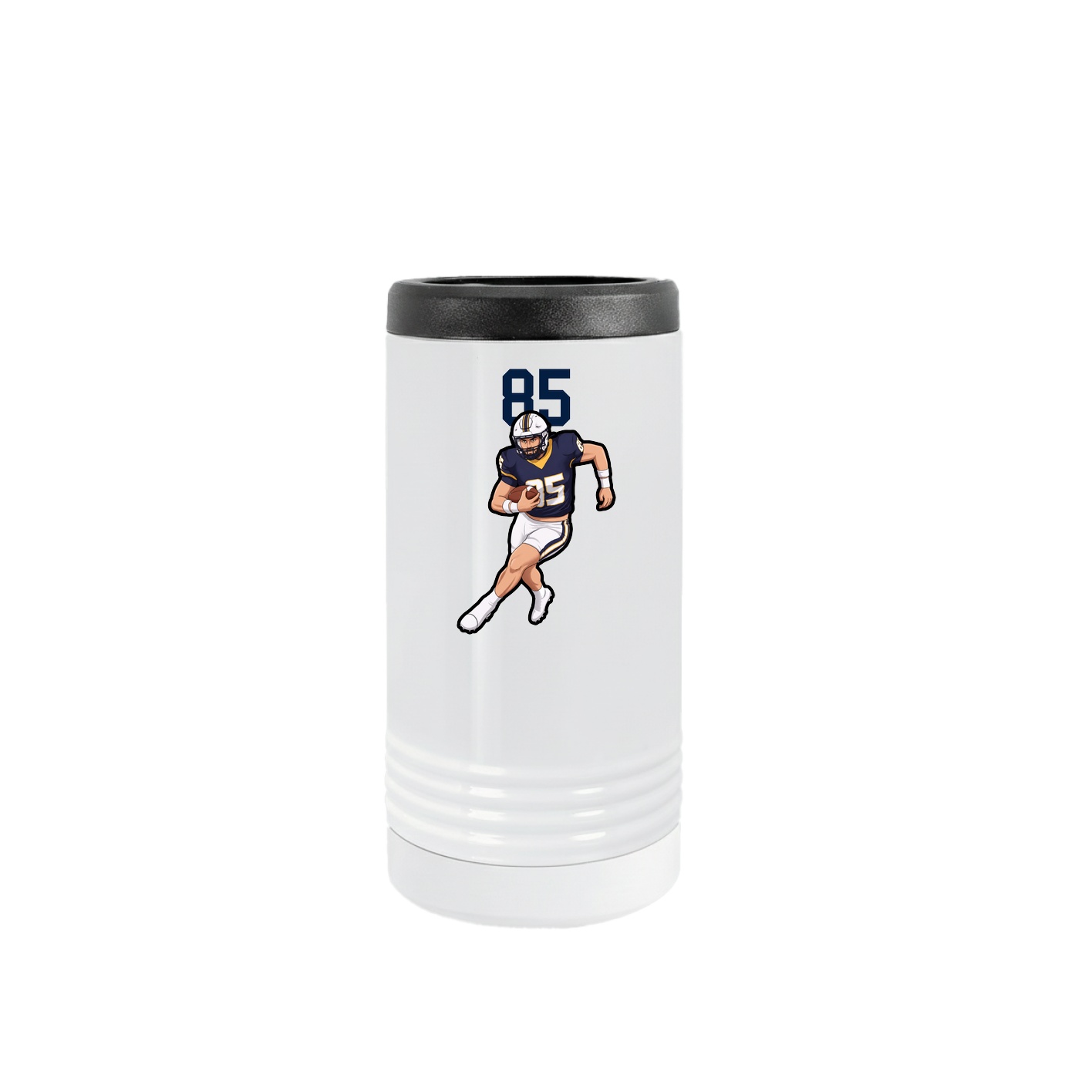 Slim Beverage Holder — Number Top in White