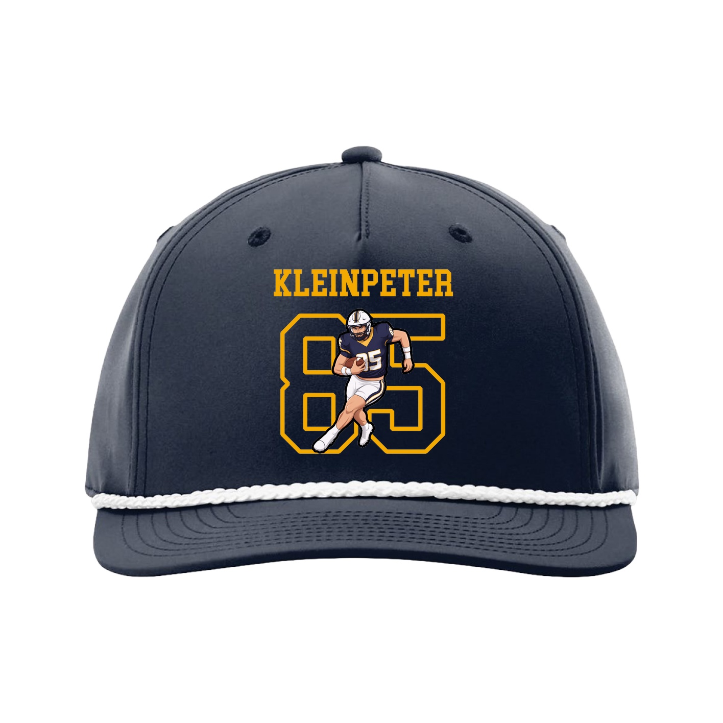 Five-Panel Classic Rope Cap — Shirsey in Navy