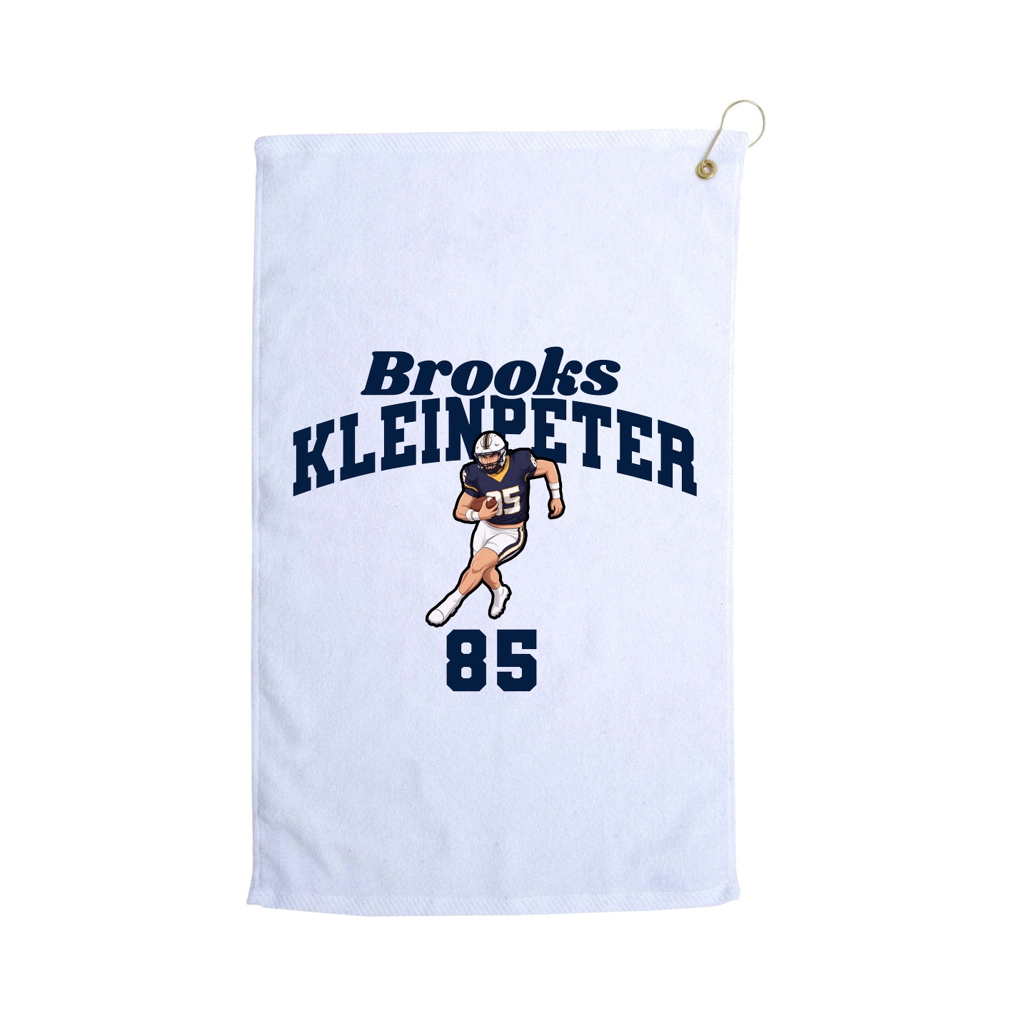 Golf Towel — Signature Arch in White