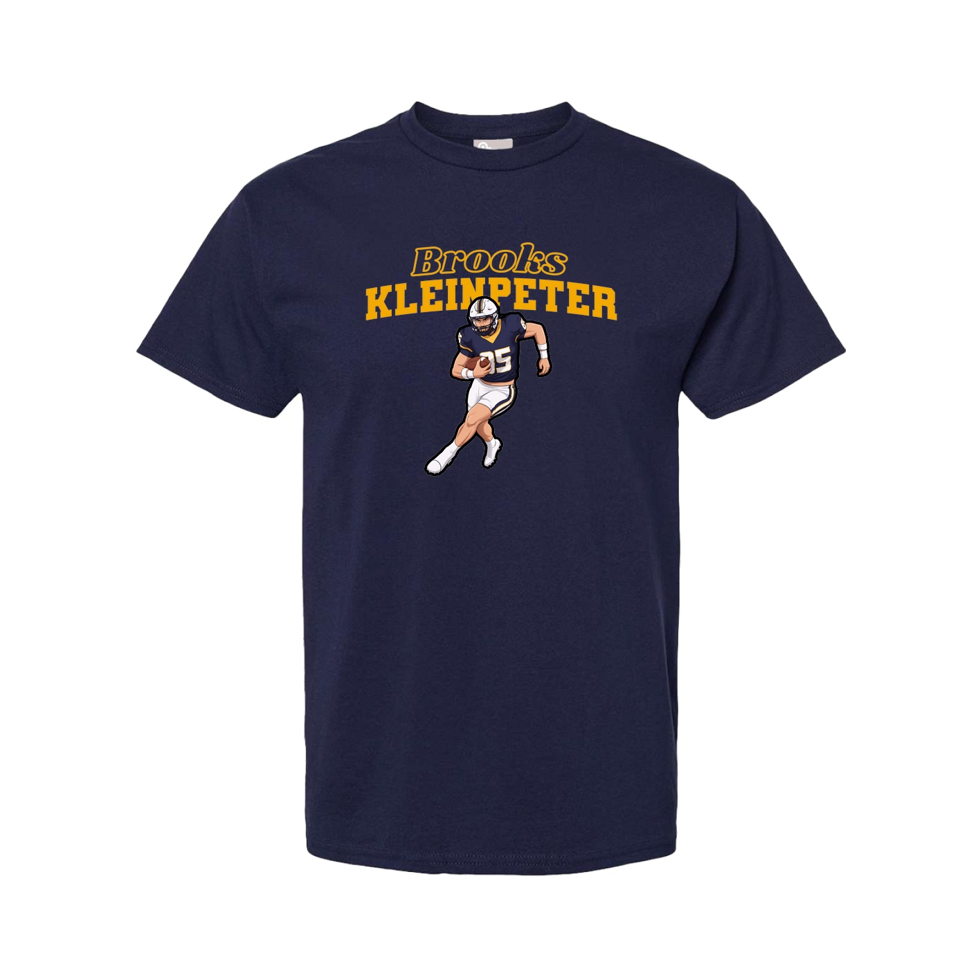 Youth Tee — Name Arch in Navy