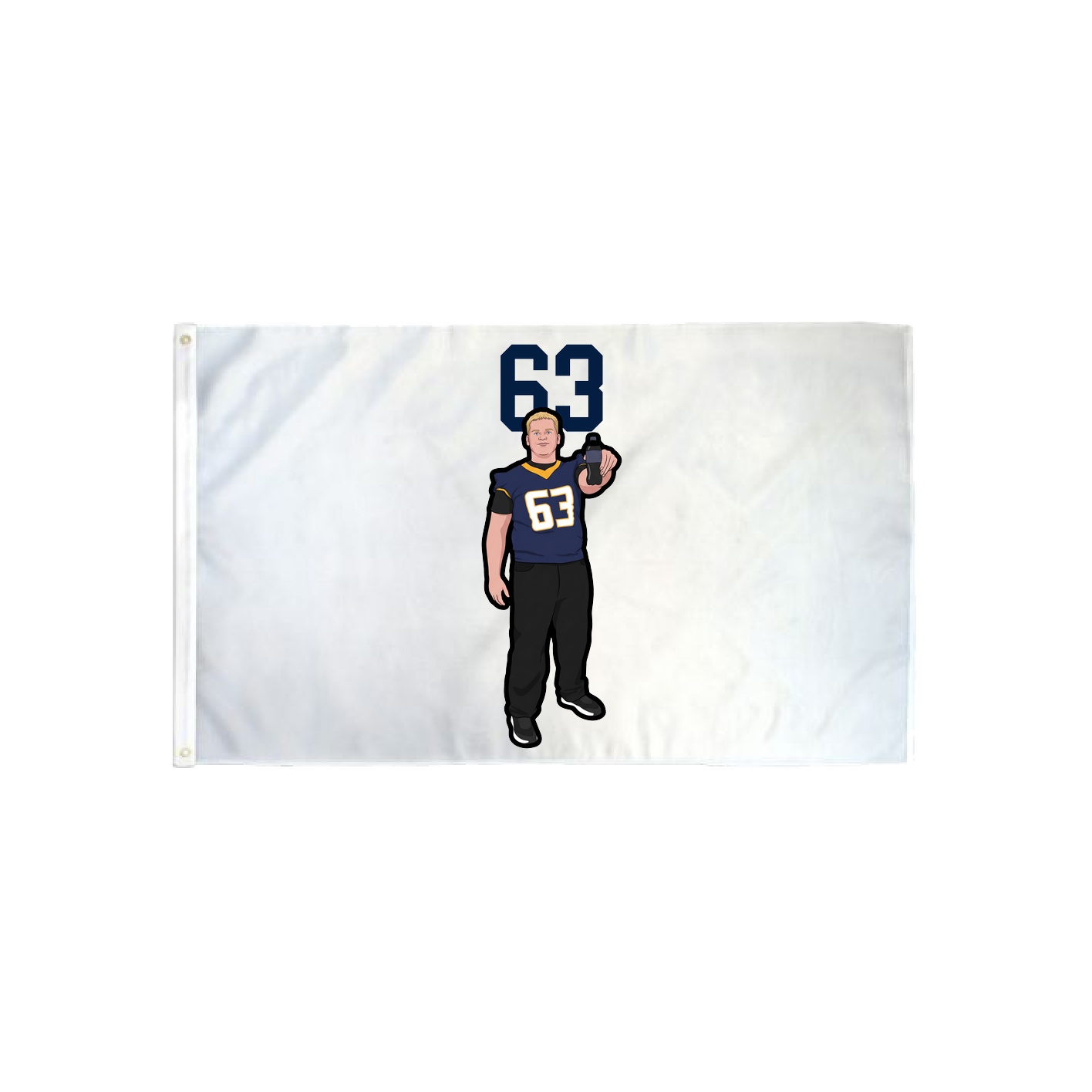 3x5 Flag — Number Top in Classic
