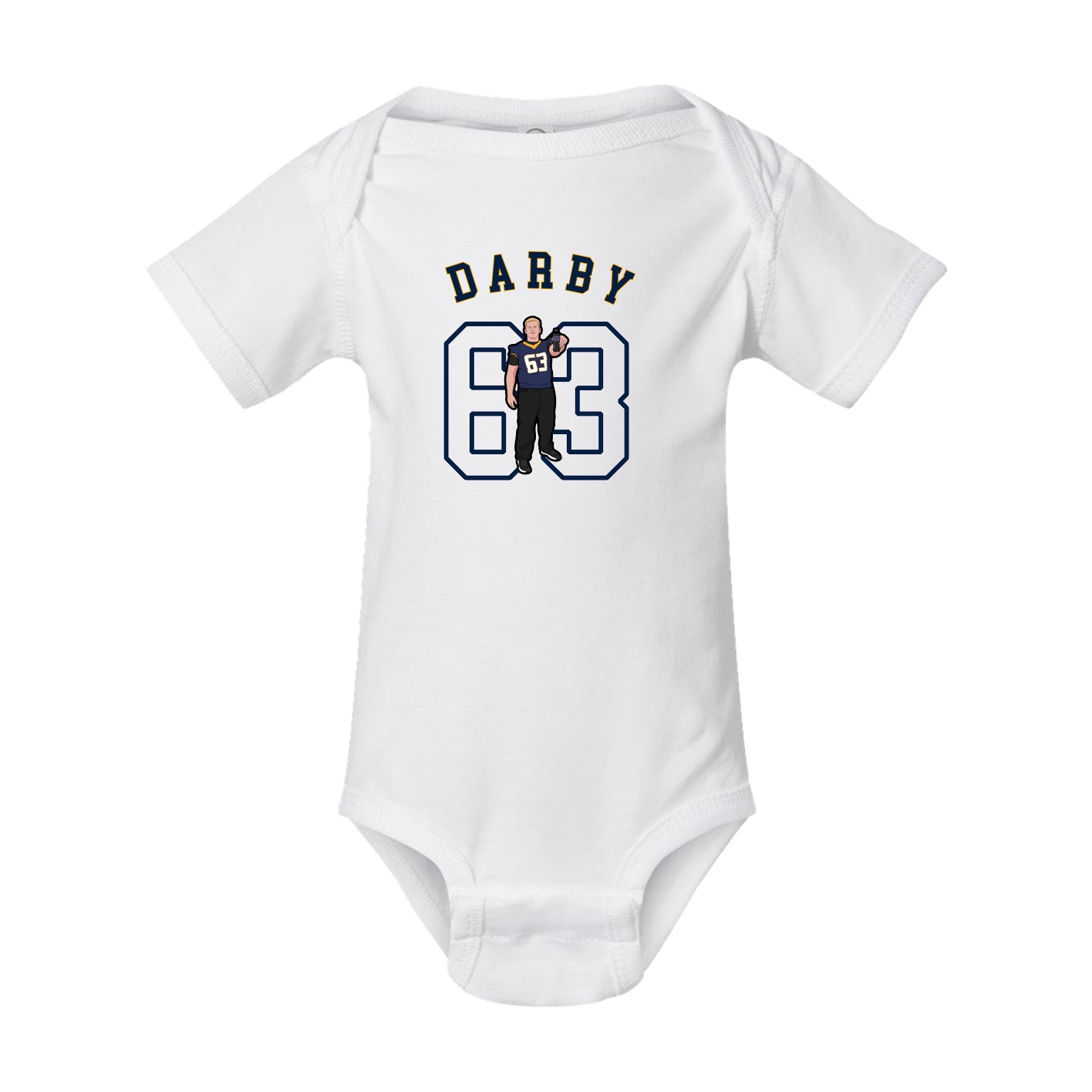 Baby Onesie — Shirsey Arch in White