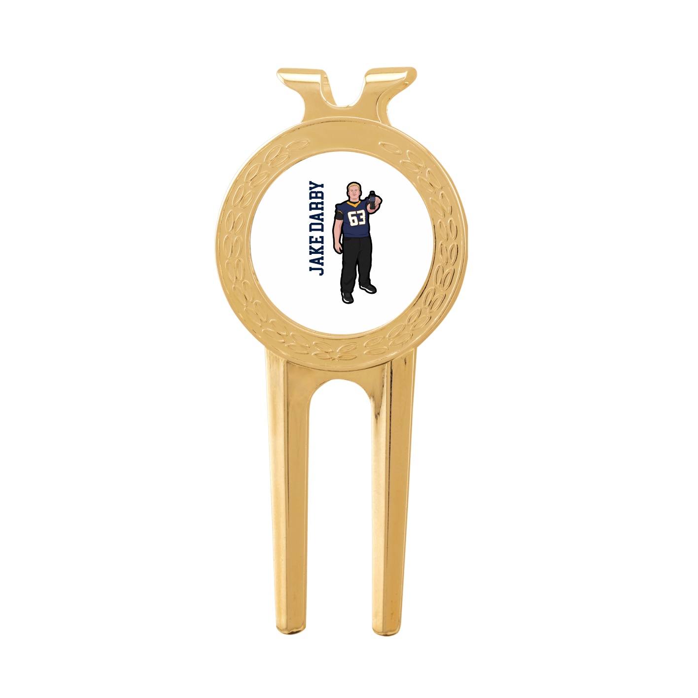 Divot Tool with Ball Marker — Name Vertical in Classic