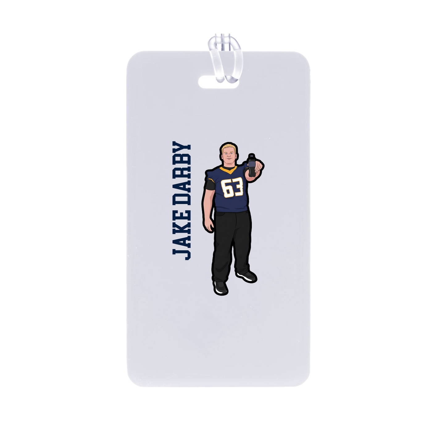 Bag Tag — Name Vertical in Classic