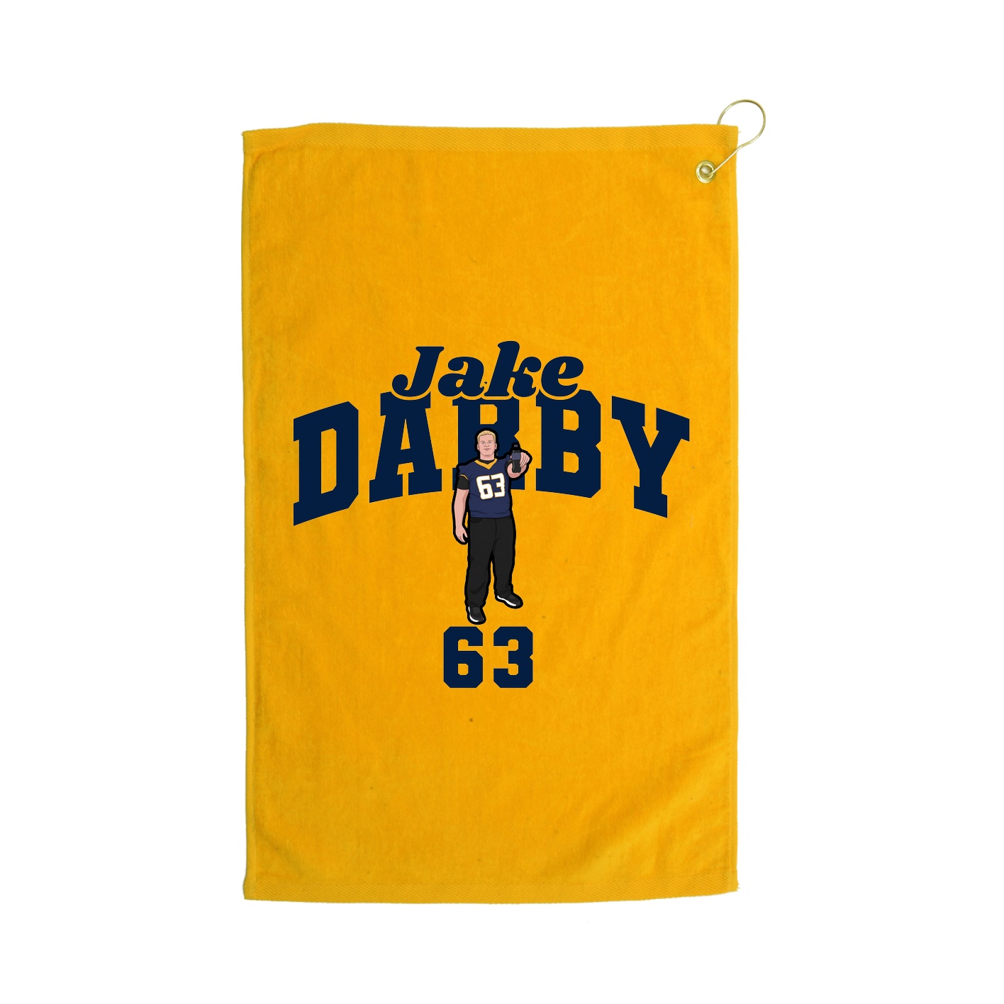 Golf Towel — Signature Arch in Gold