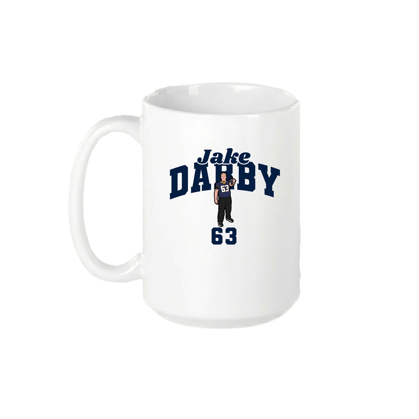 15oz Coffee Mug — Signature Arch in White
