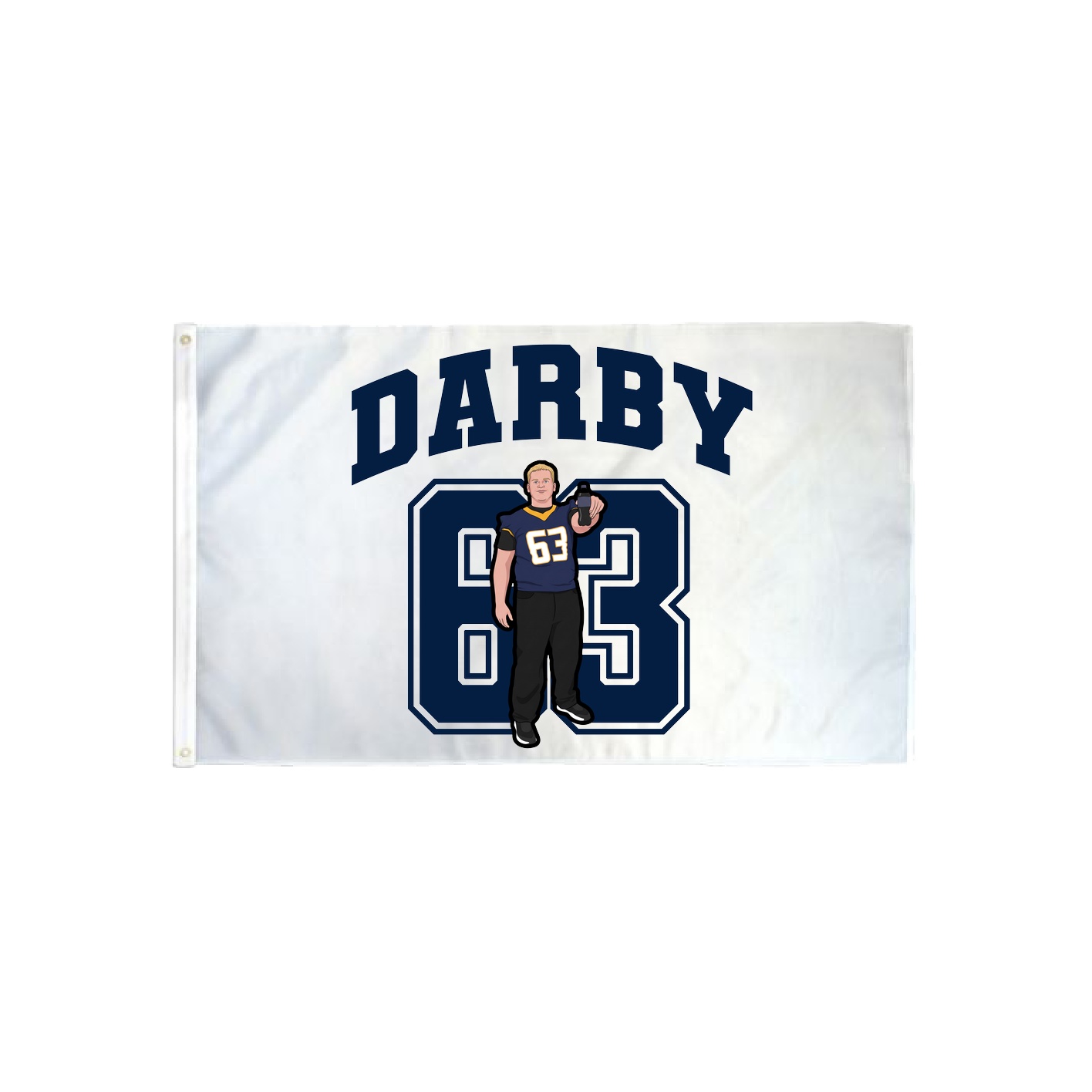 3x5 Flag — Number in Classic