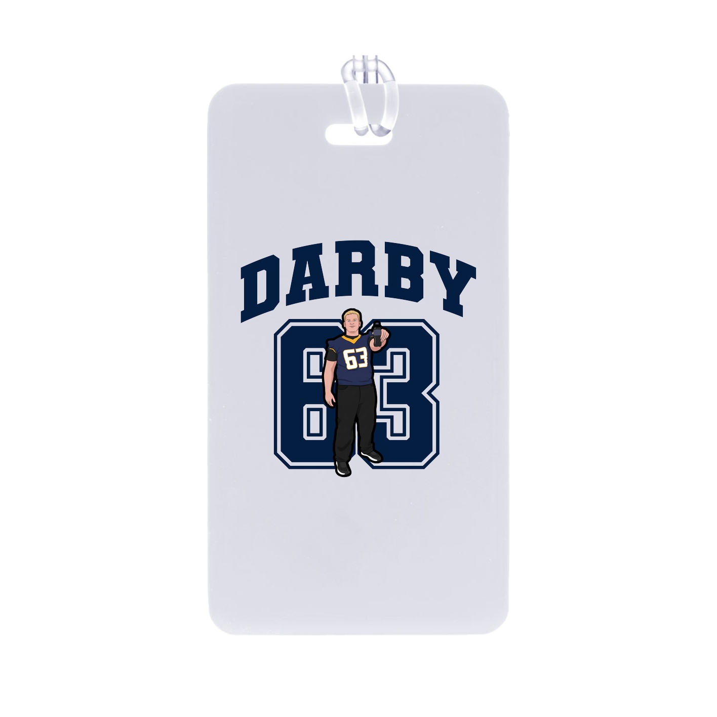 Bag Tag — Number in Classic