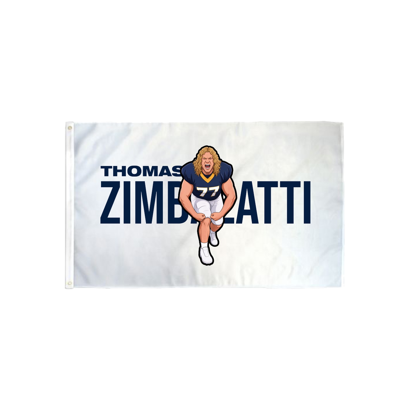 3x5 Flag — Player Name in Classic