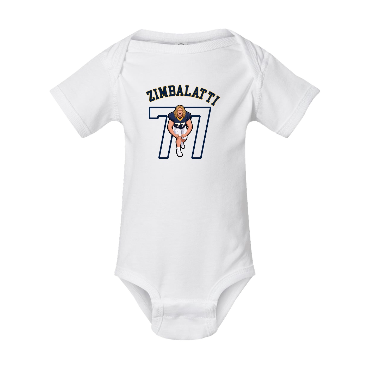 Baby Onesie — Shirsey Arch in White