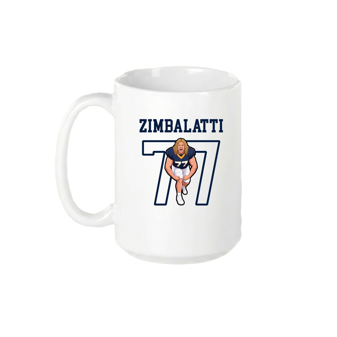 15oz Coffee Mug — Shirsey in White