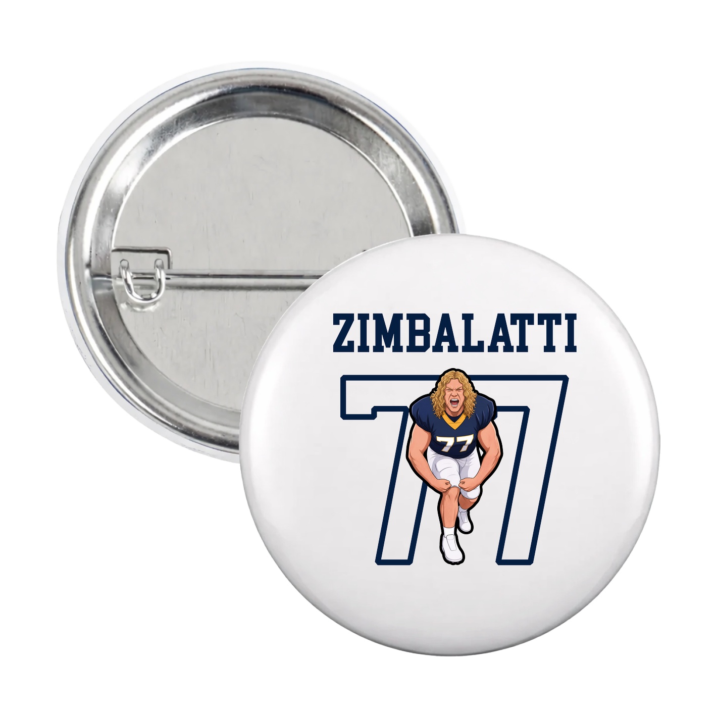 Game Day Button — Shirsey in White