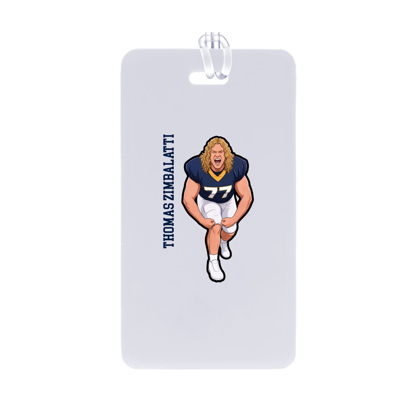 Bag Tag — Name Vertical in Classic