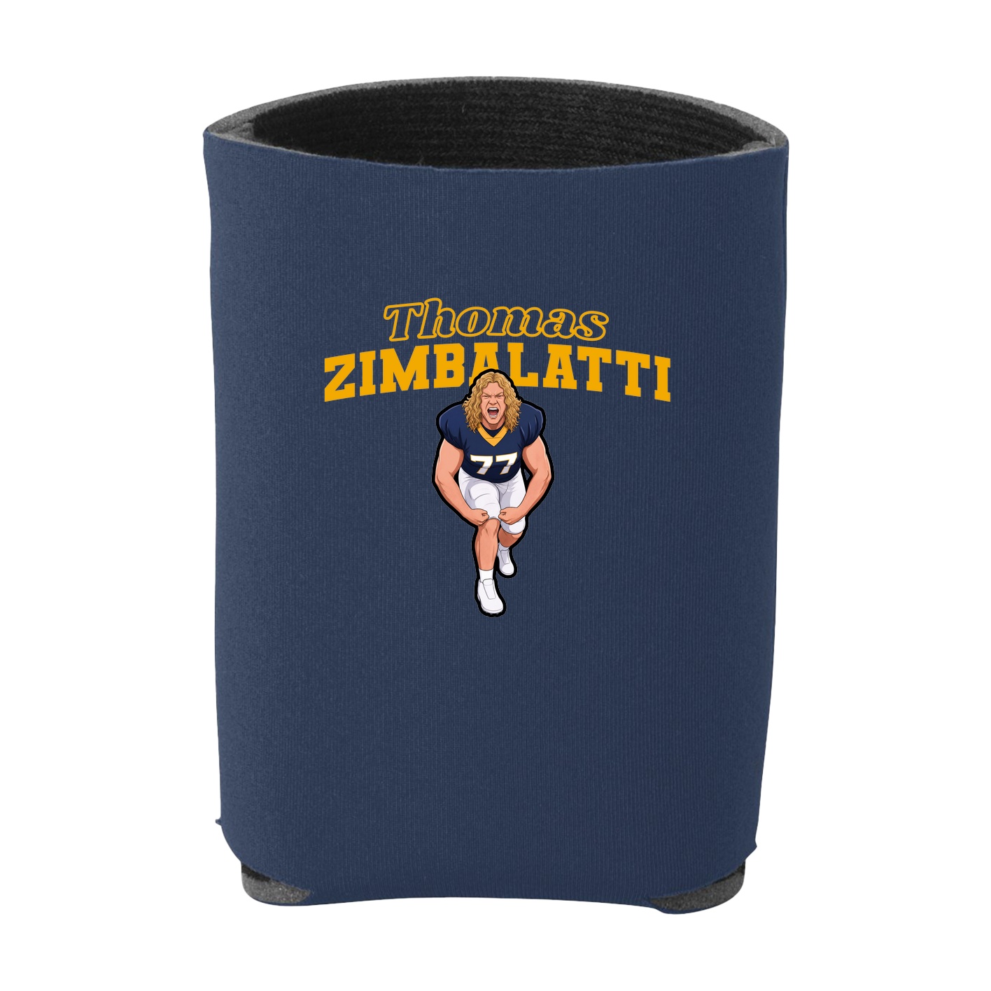 Can Holder — Name Arch in Navy