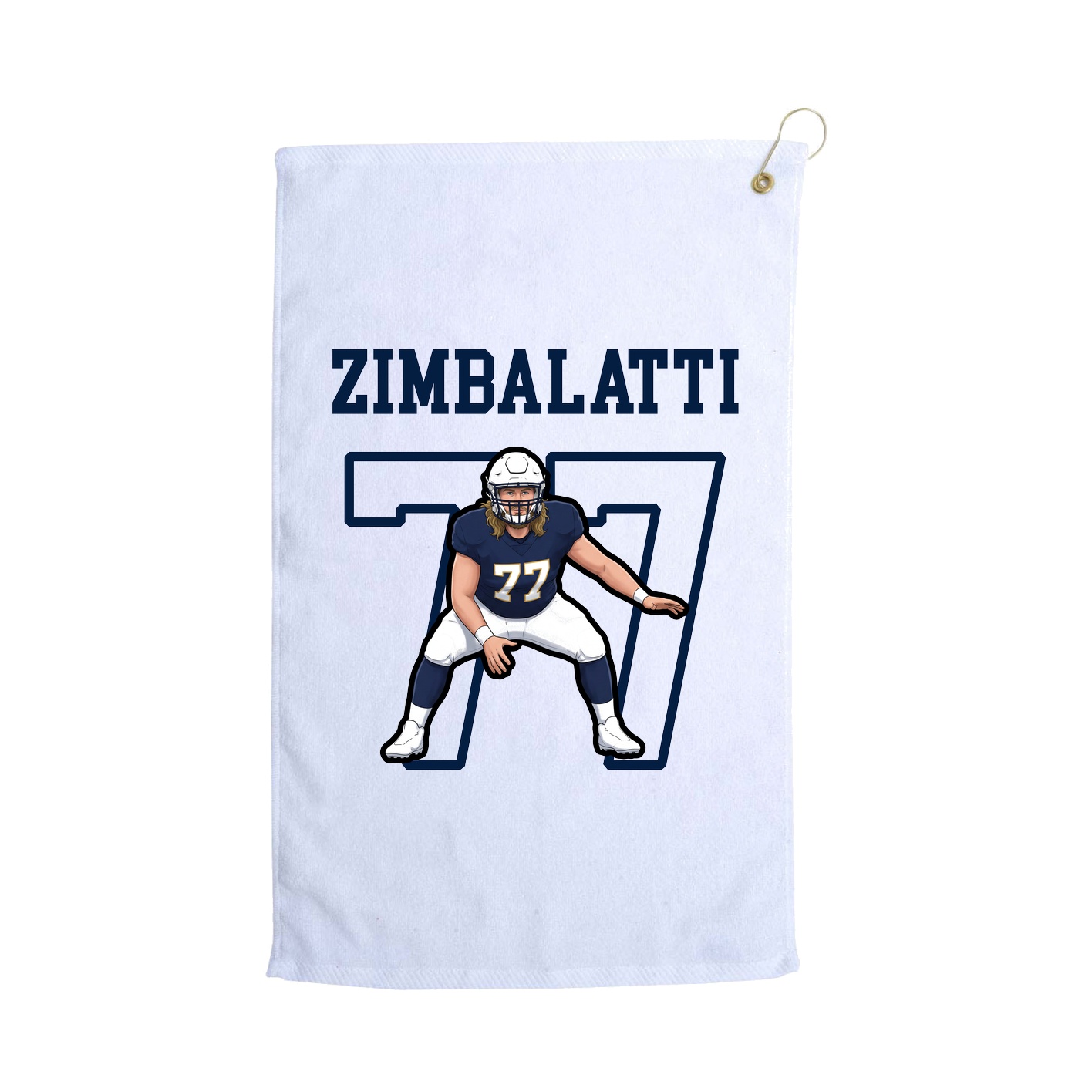 Golf Towel — Shirsey in White