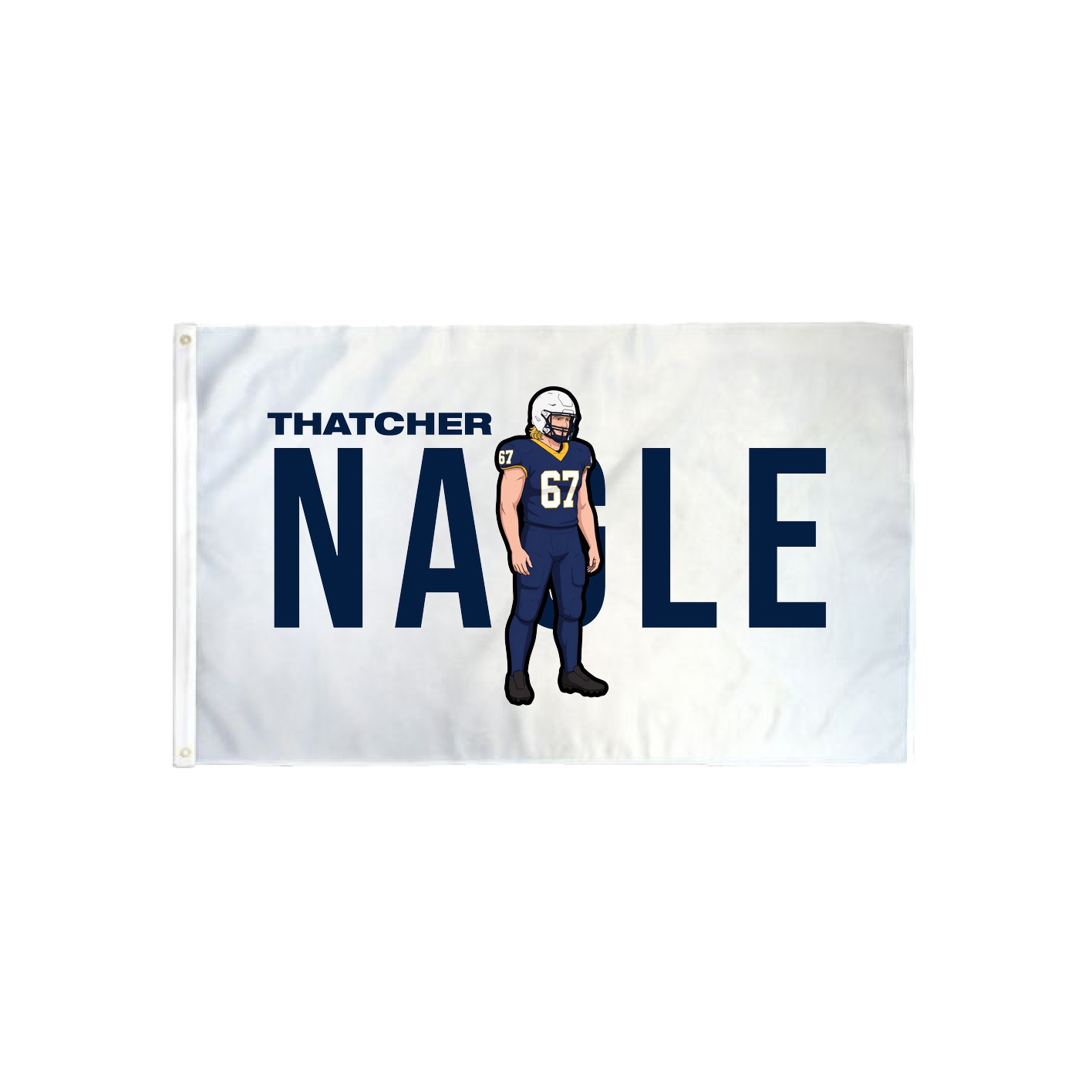 3x5 Flag — Player Name in Classic